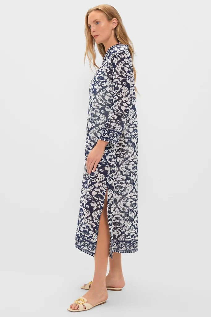 Dark Blue Giada Caftan - Image 3
