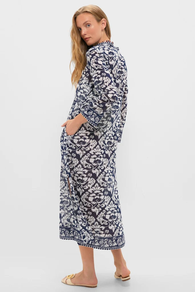 Dark Blue Giada Caftan - Image 4