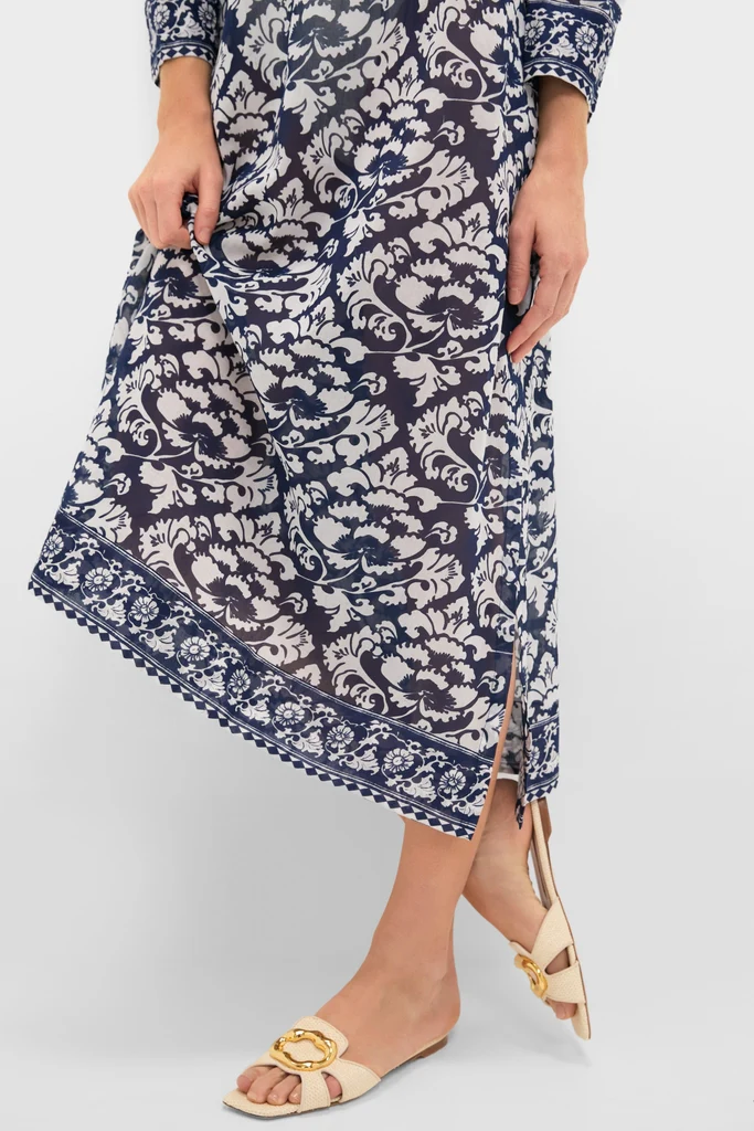 Dark Blue Giada Caftan - Image 6