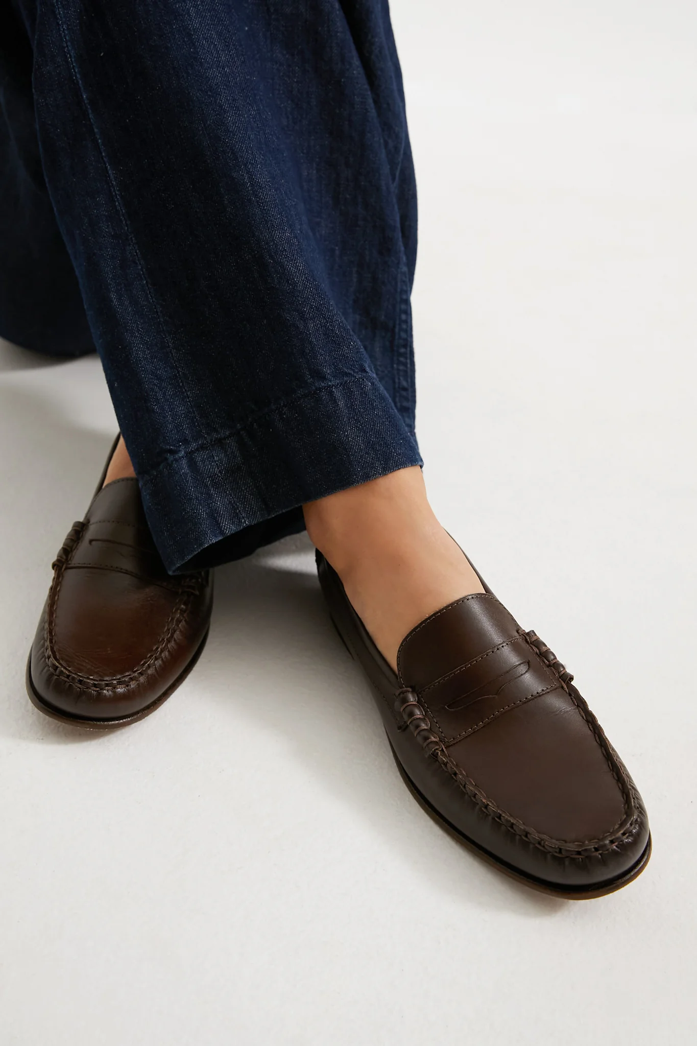 Dark Brown Danielle Pop Womens Loafers - Image 2
