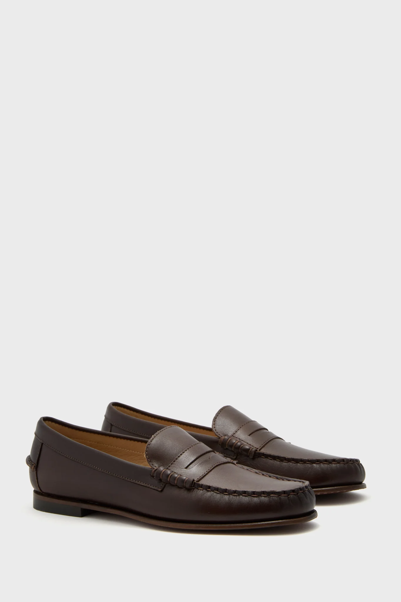 Dark Brown Danielle Pop Womens Loafers - Image 4