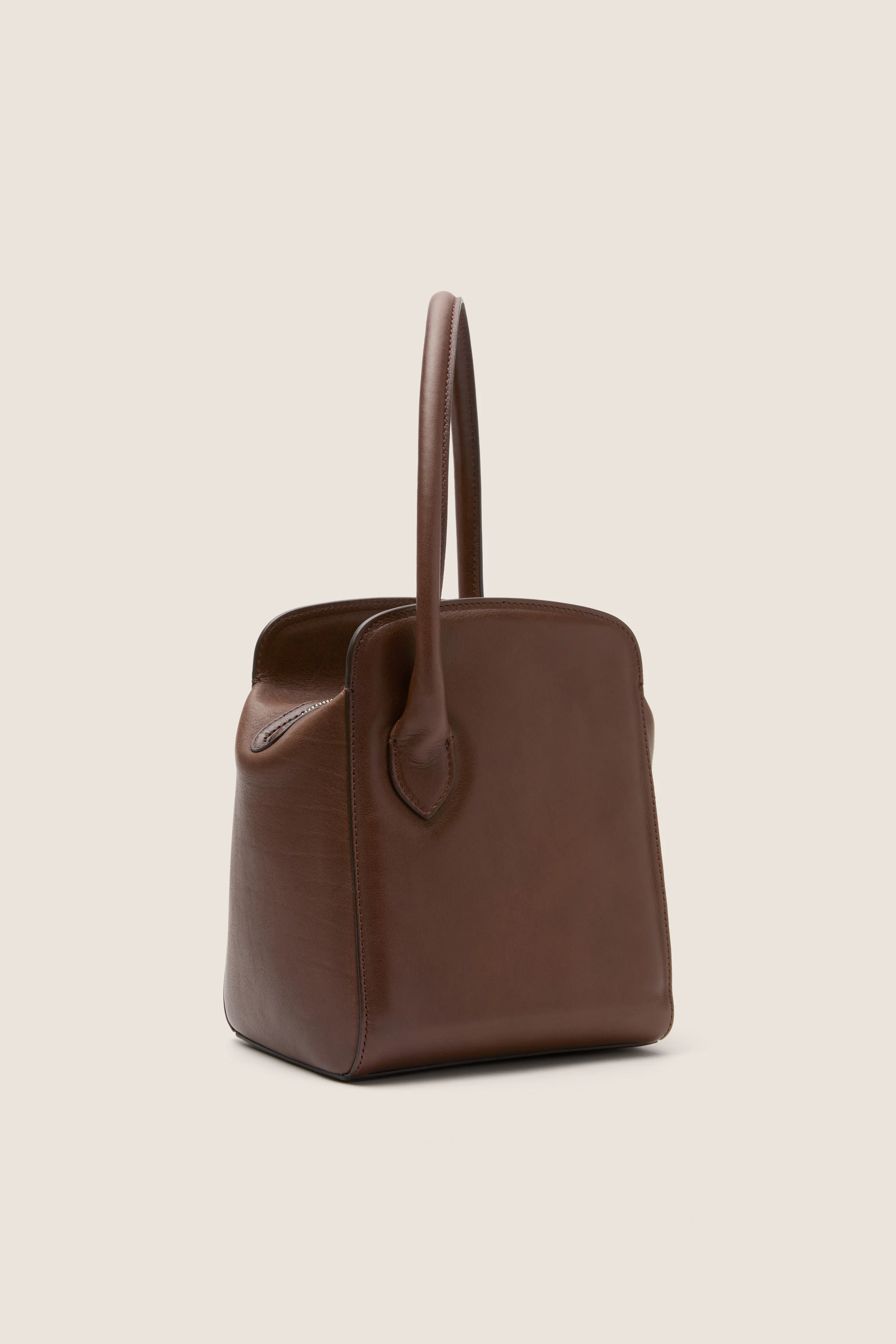 Dark Brown Leather Sporty Lady Bag - Image 4