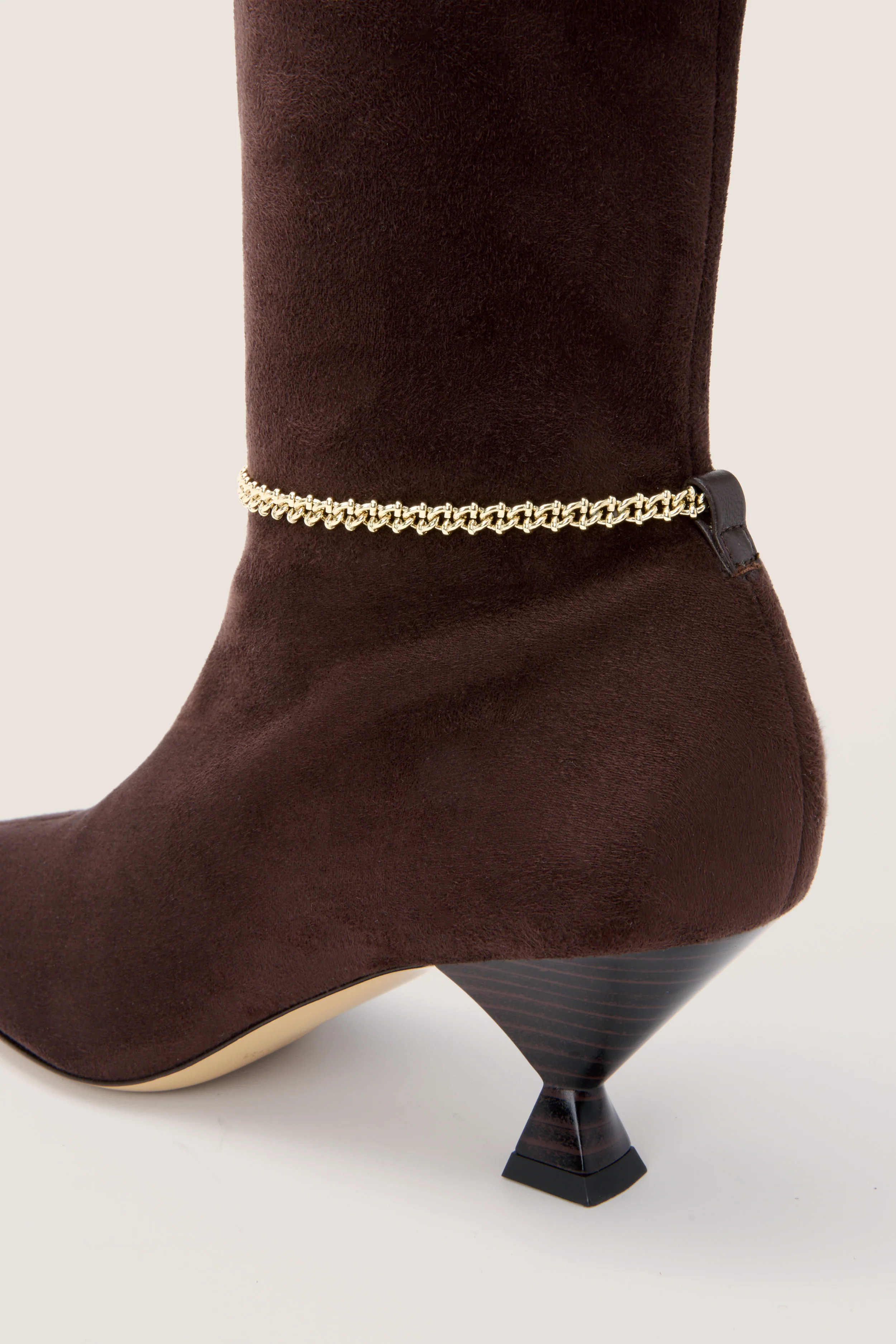 Dark Brown Nausica Stretch Boots - Image 5