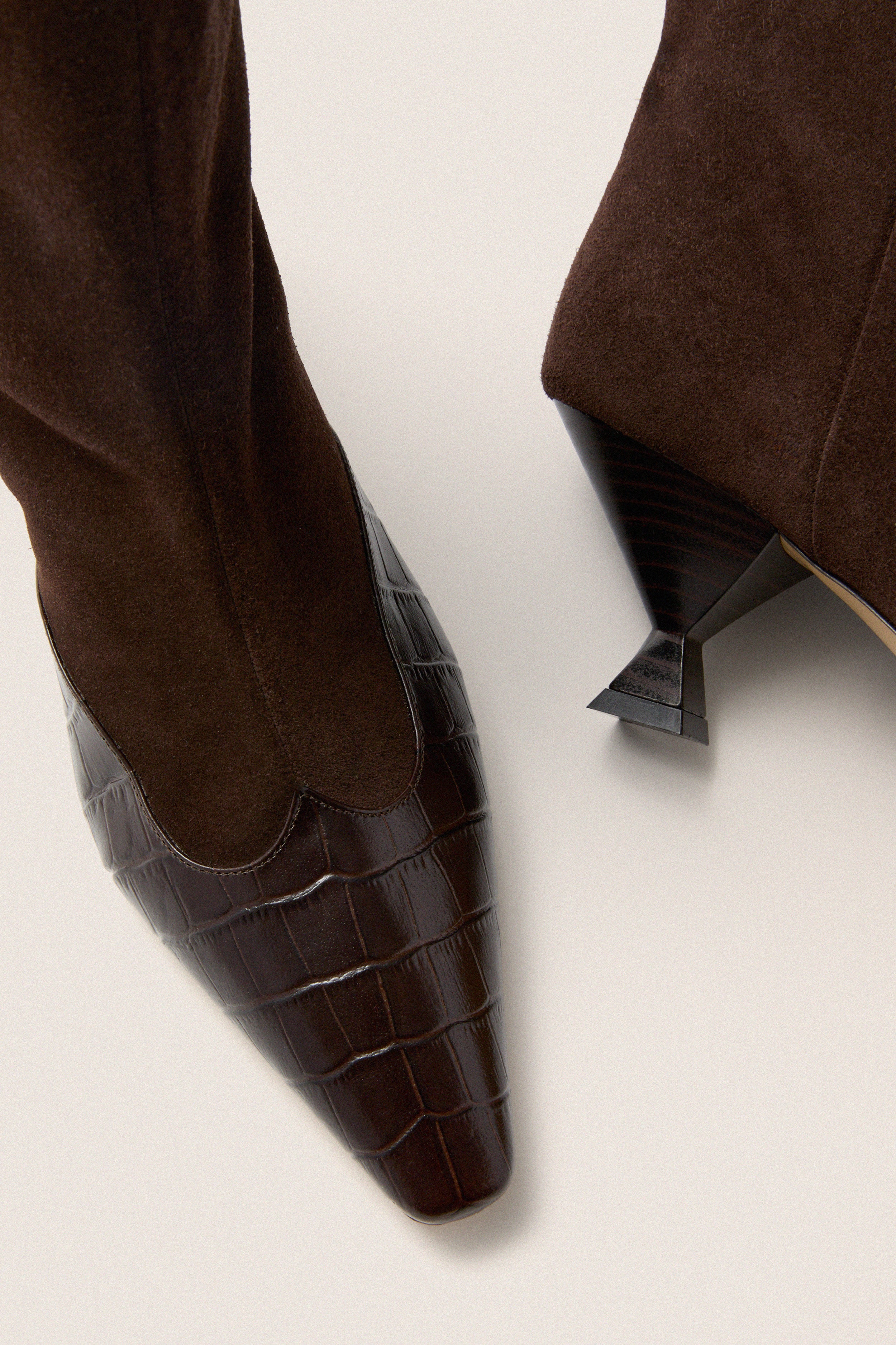 Dark Brown Nila Boots - Image 5