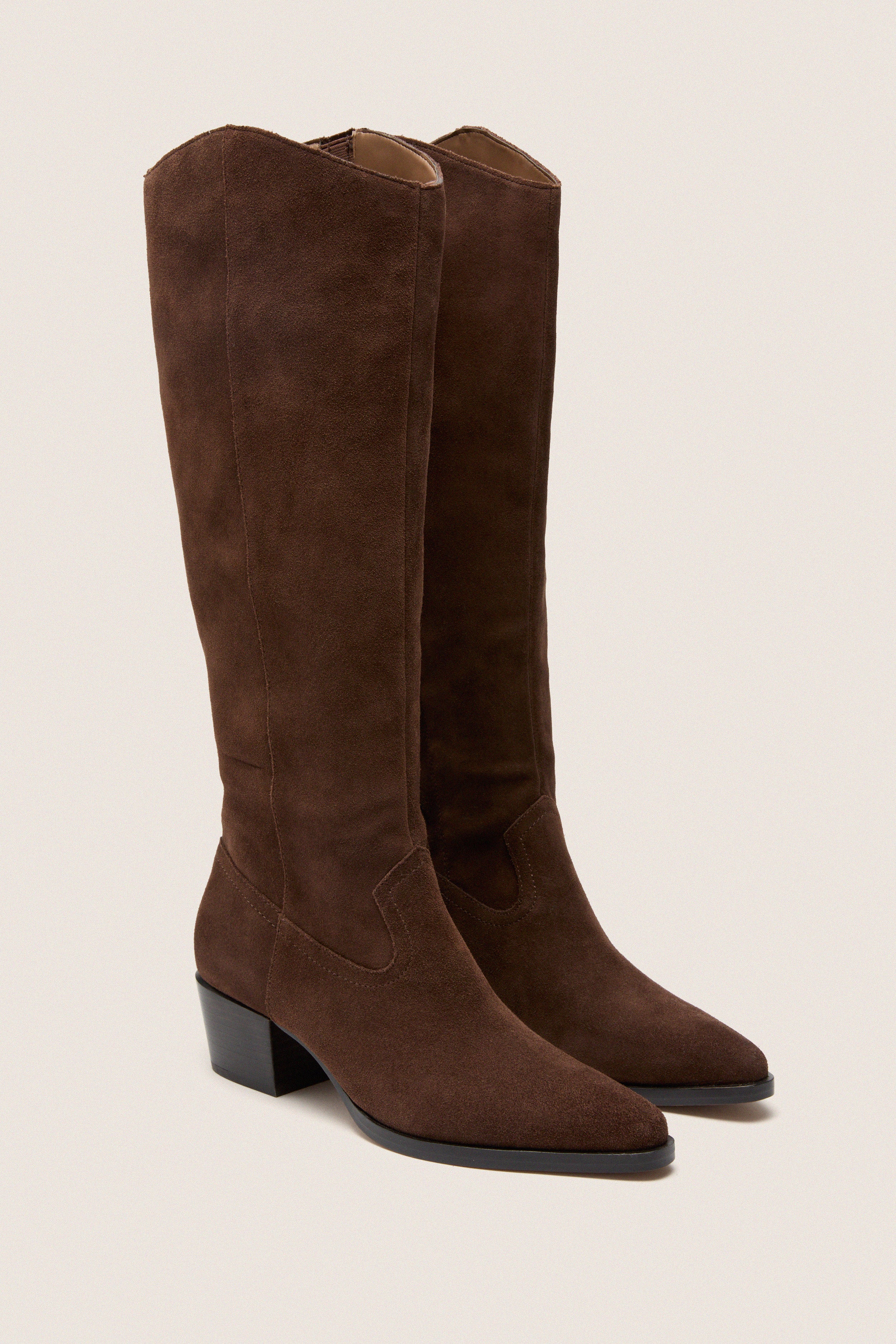 Dark Brown Suede Virona H2O Boots - Image 4
