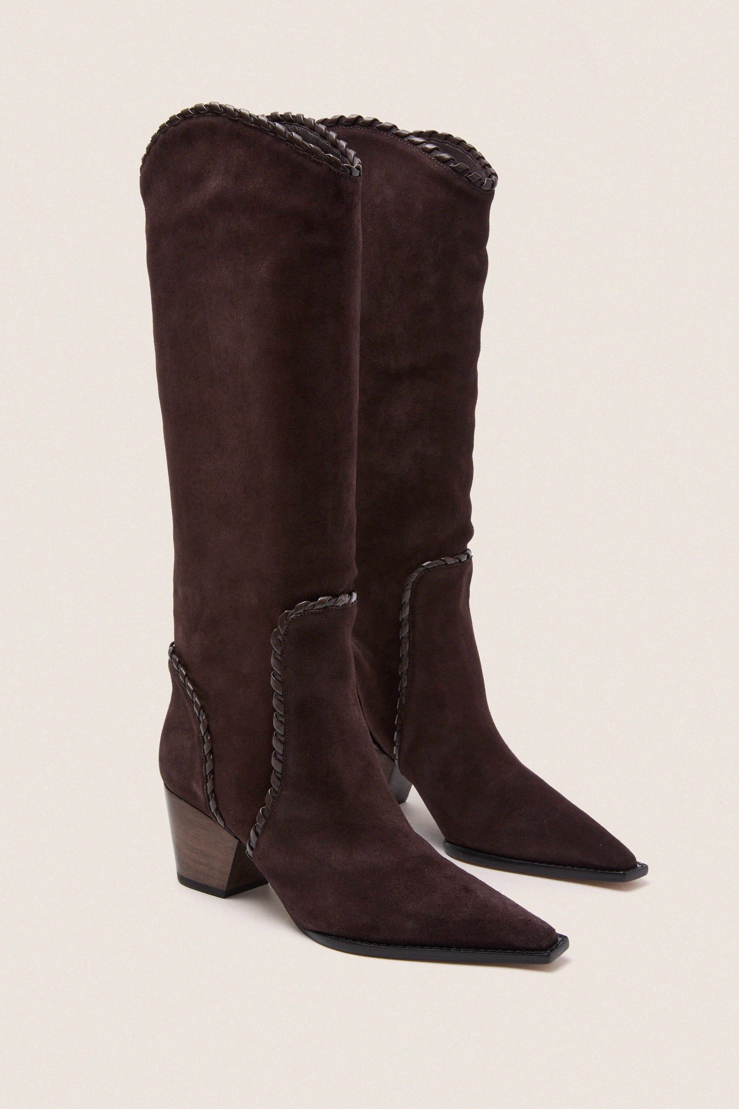 Dark Brown Victoria 60 Saddle Boots - Image 4