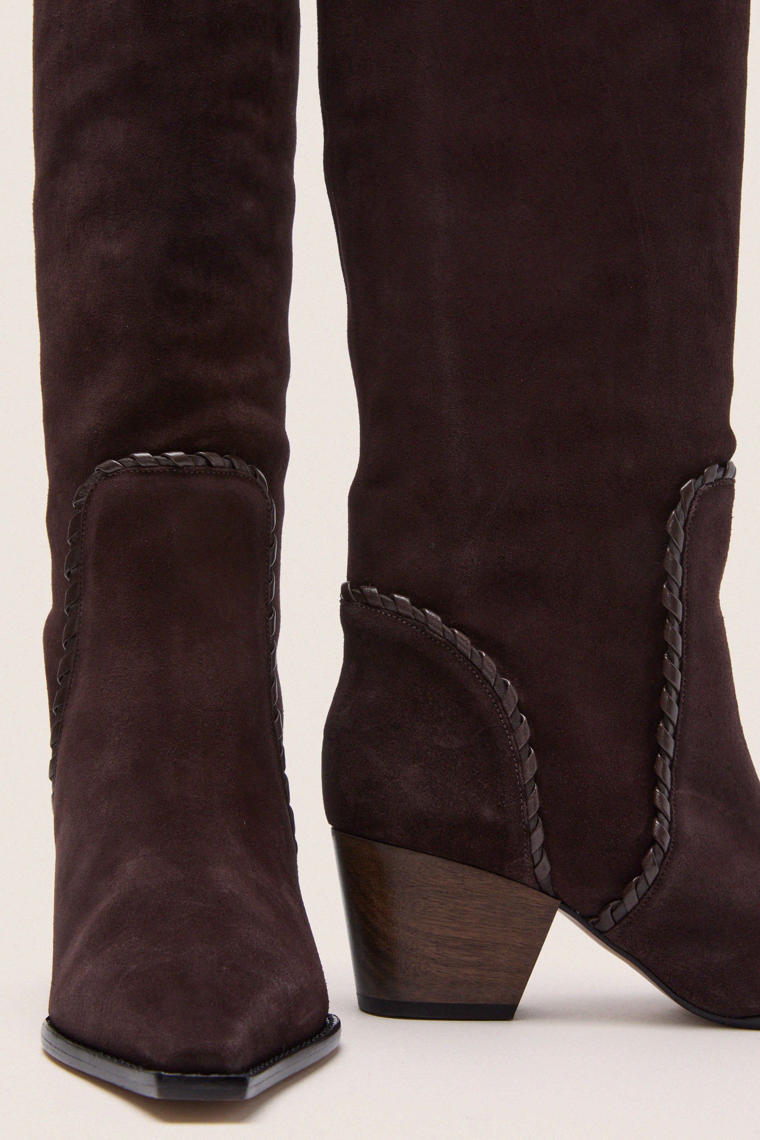 Dark Brown Victoria 60 Saddle Boots - Image 5
