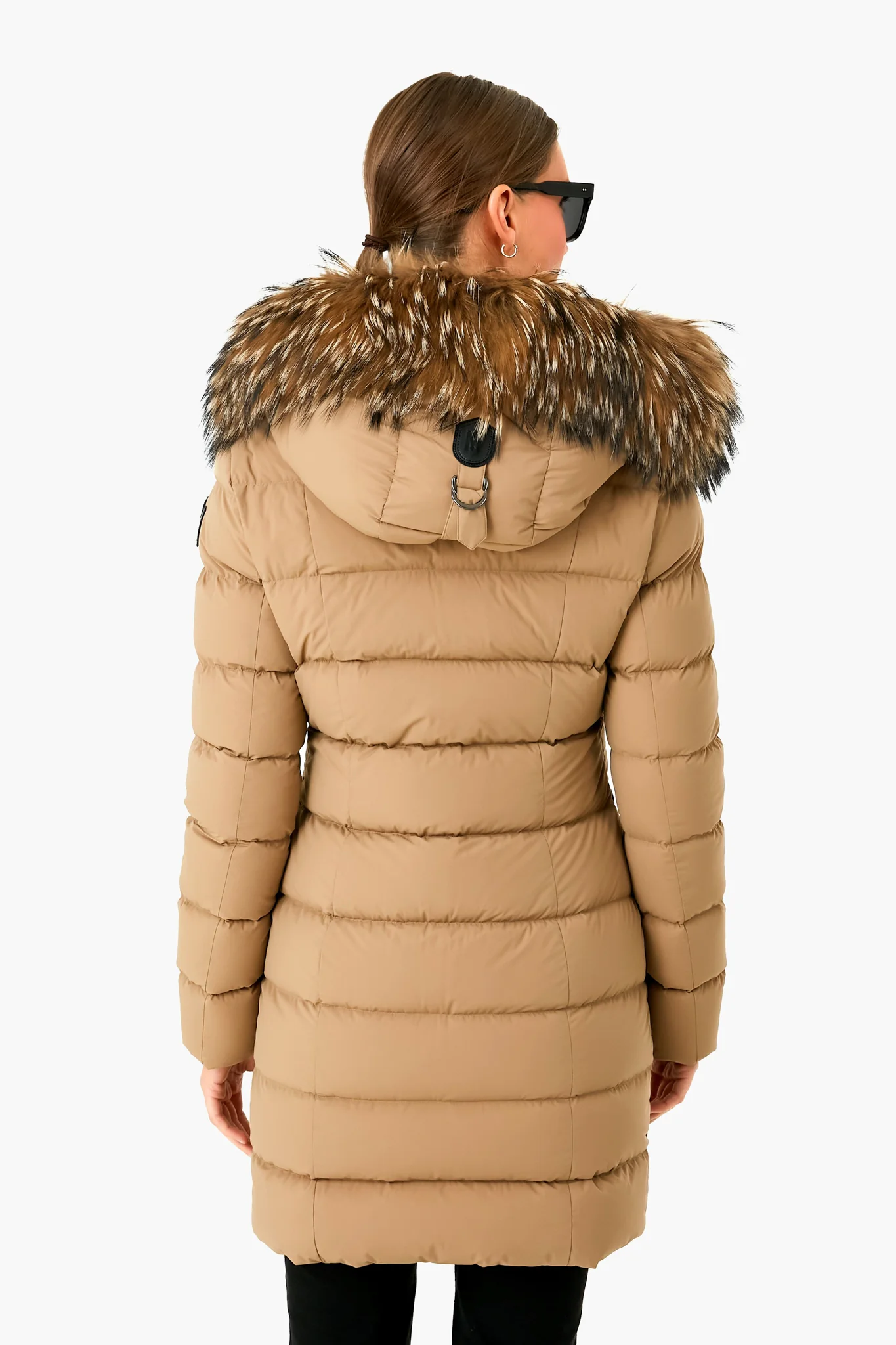 Dark Camel Calla Down Coat - Image 4