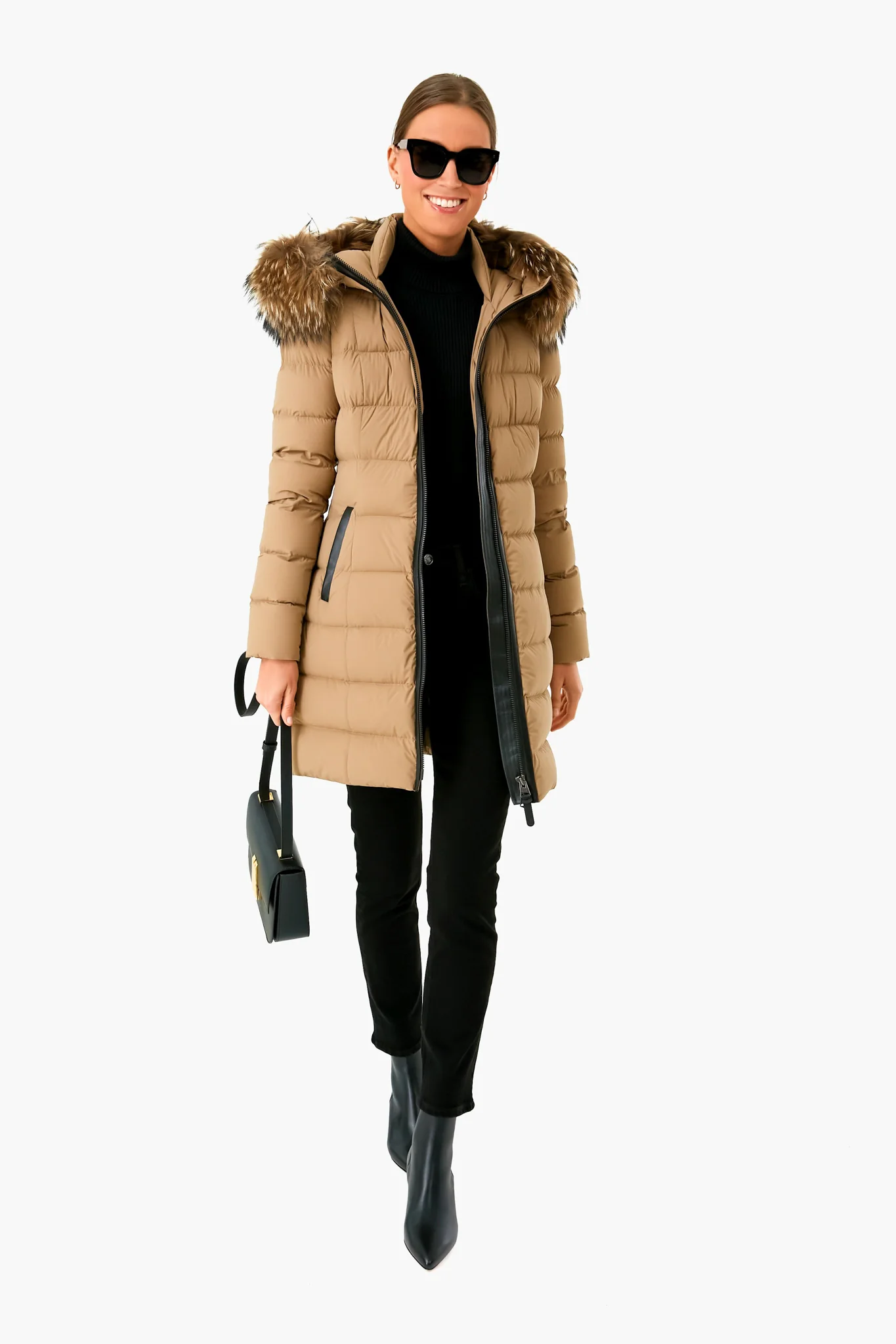 Dark Camel Calla Down Coat - Image 7