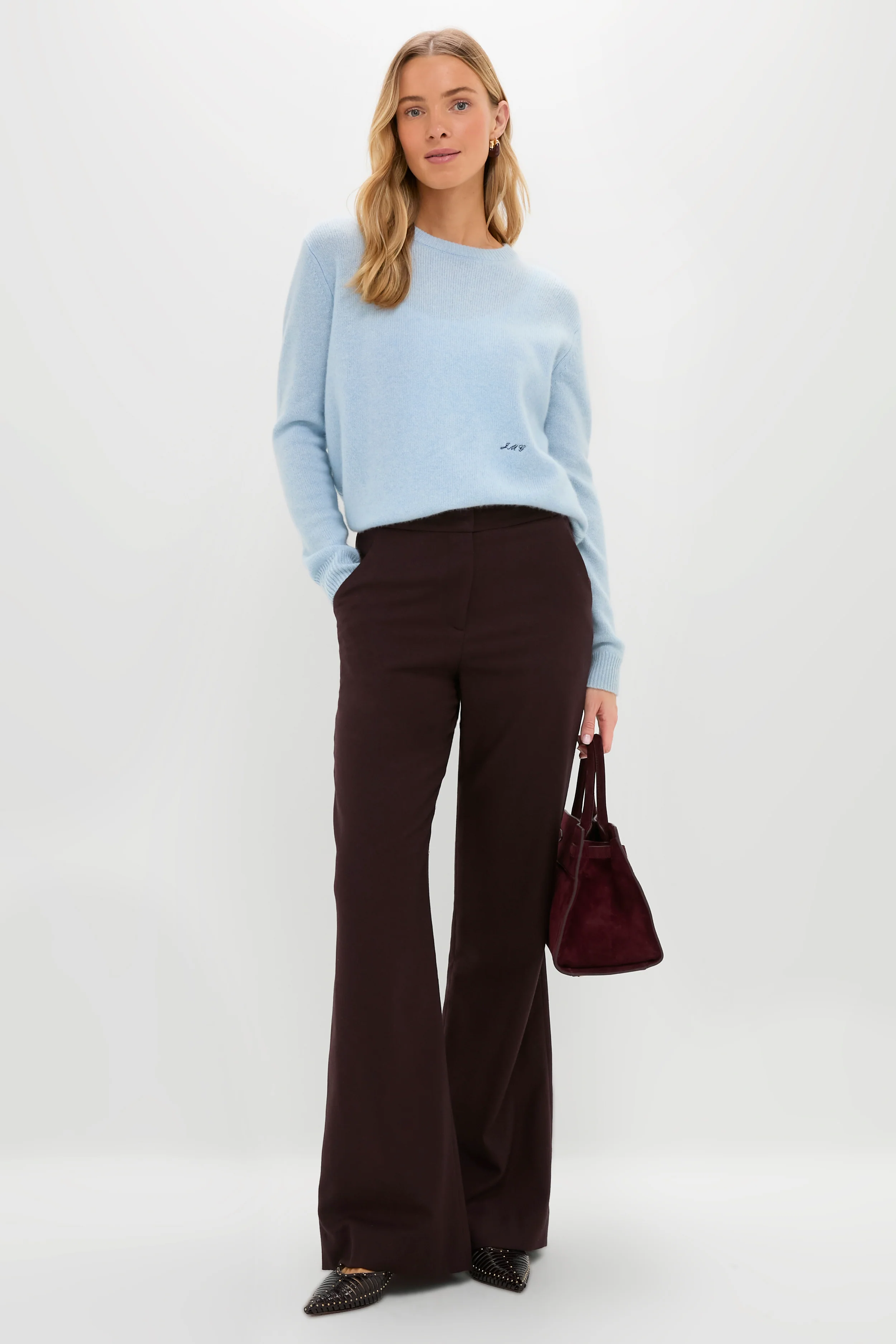 Dark Currant Melange Tonelli Pant - Image 2