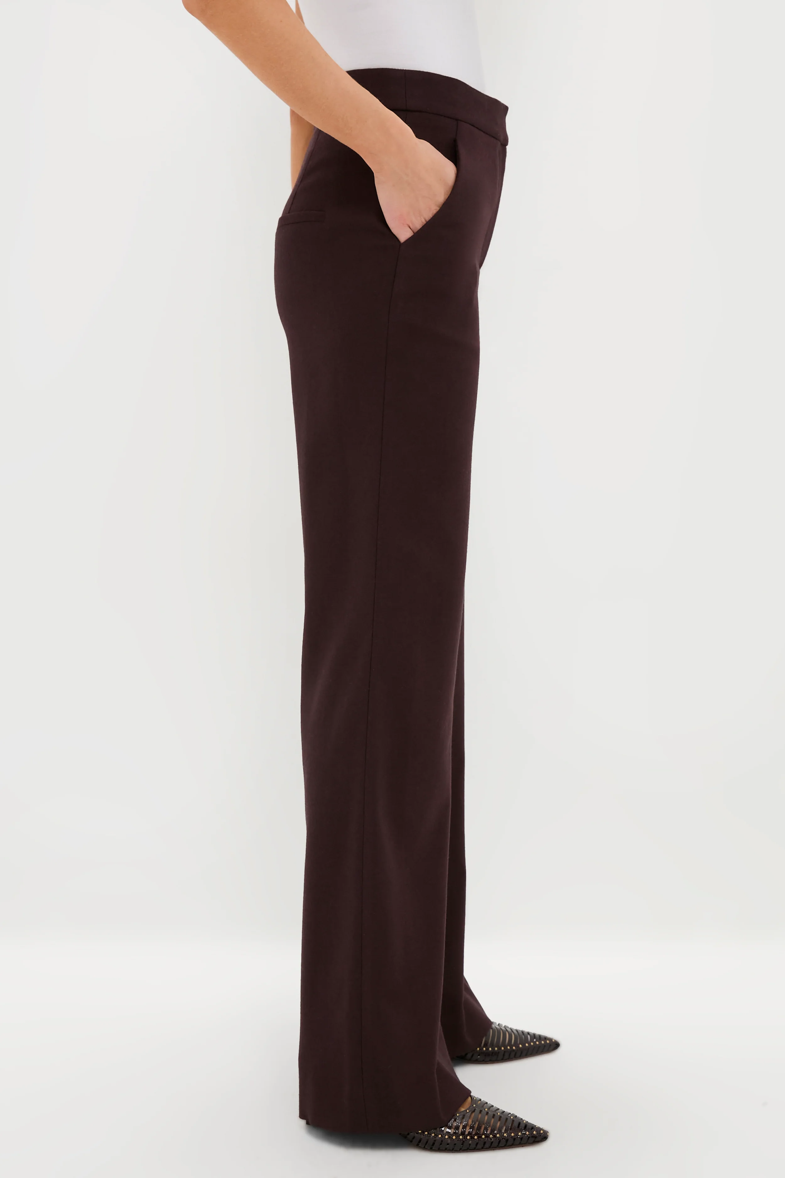 Dark Currant Melange Tonelli Pant - Image 3