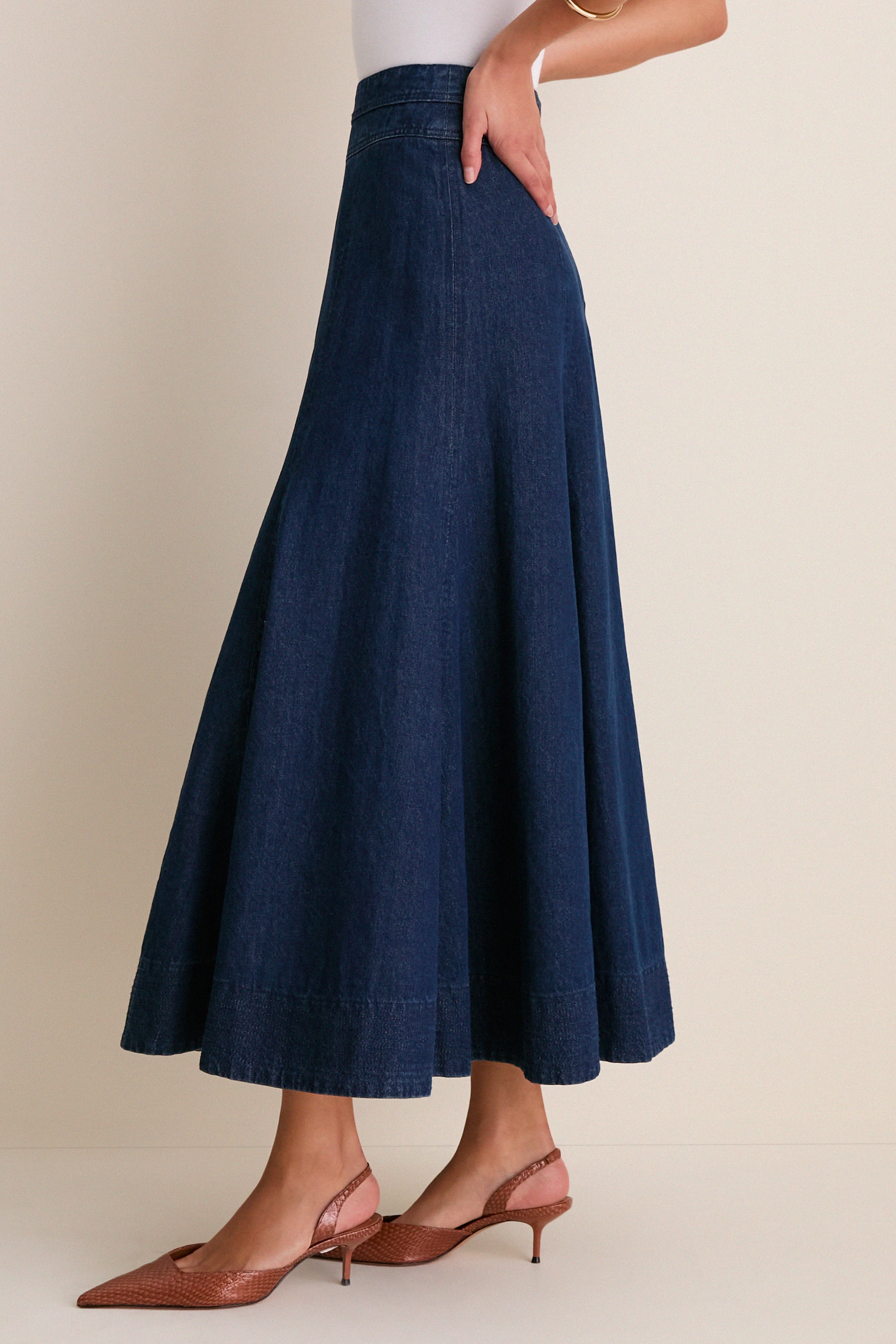Dark Denim Brynn Skirt - Image 3