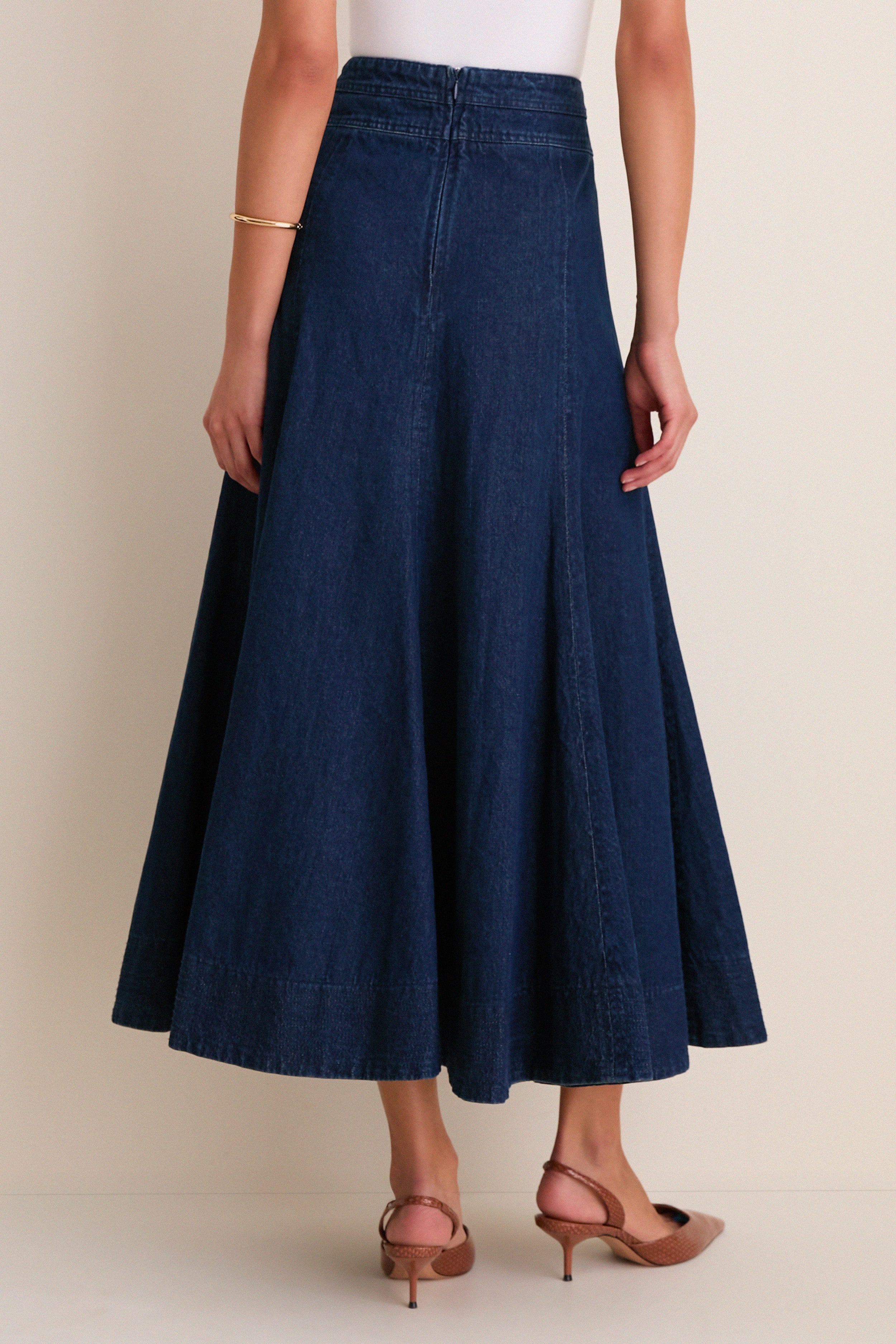 Dark Denim Brynn Skirt - Image 4