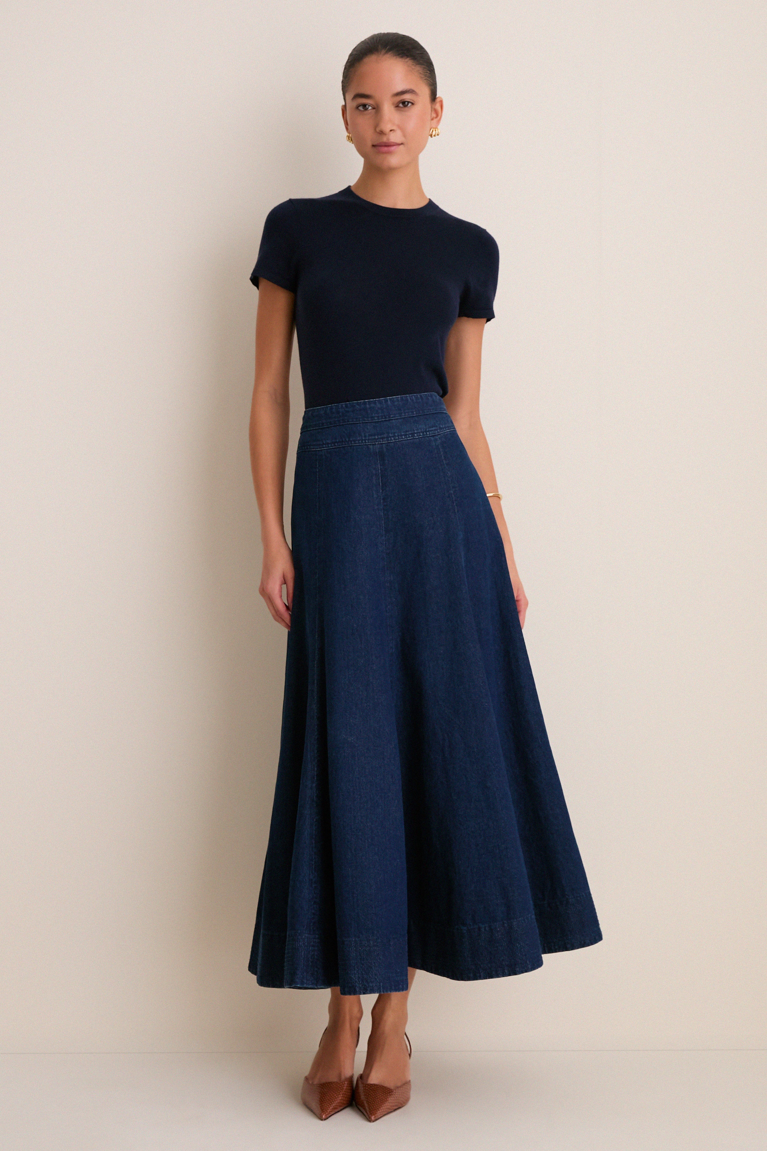 Dark Denim Brynn Skirt - Image 6