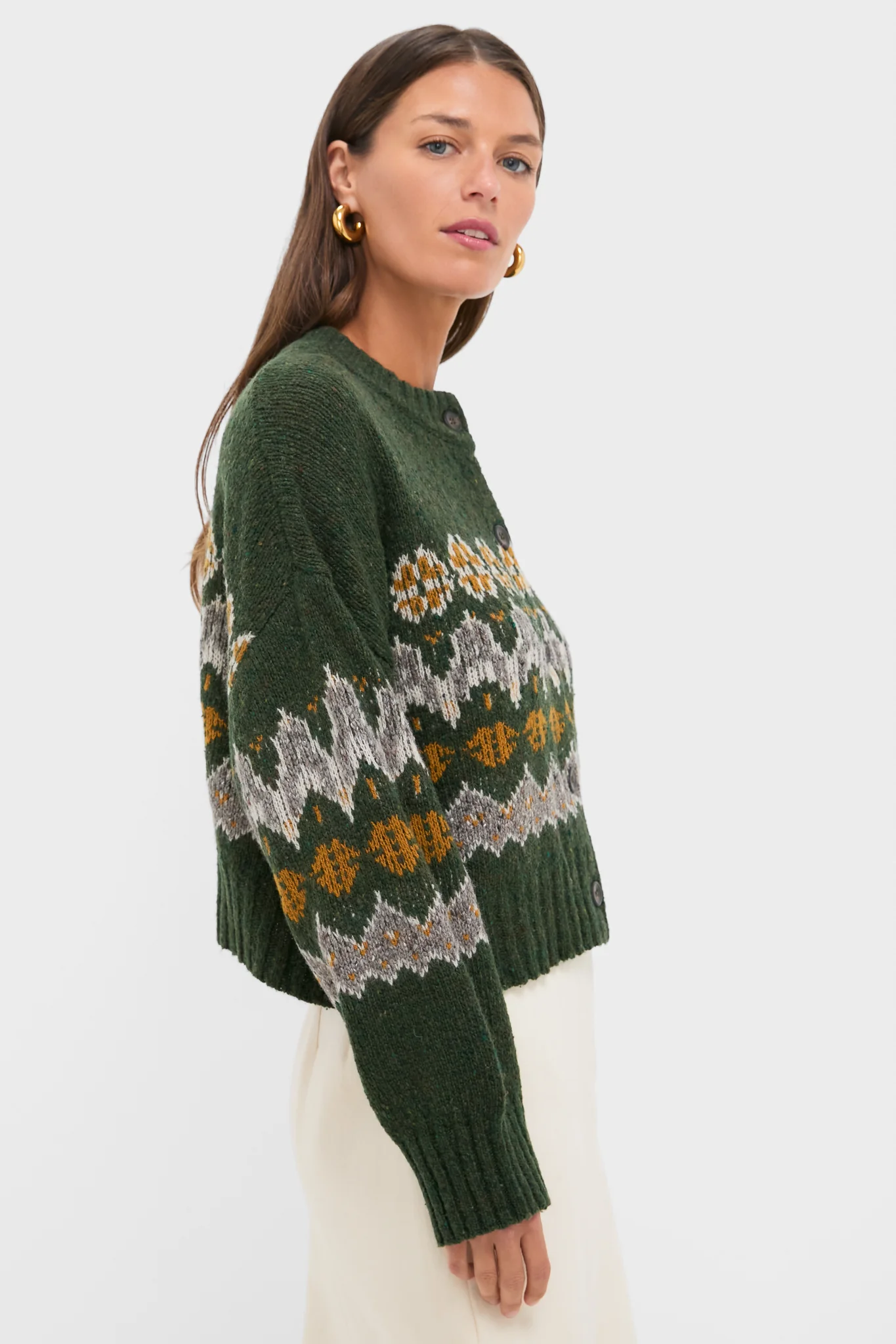 Dark Forest Fairisle Cammie Sweater - Image 3