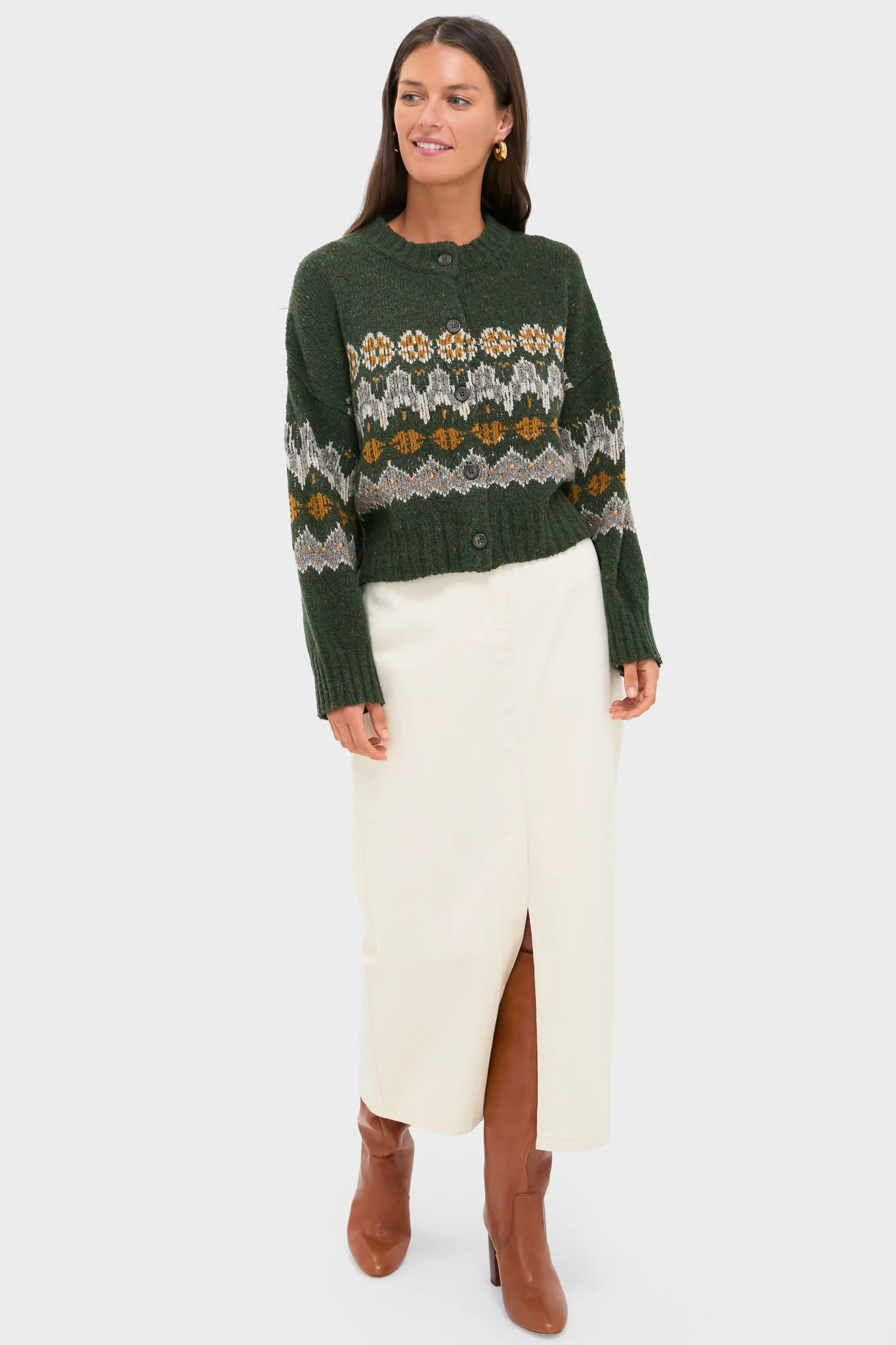 Dark Forest Fairisle Cammie Sweater - Image 6