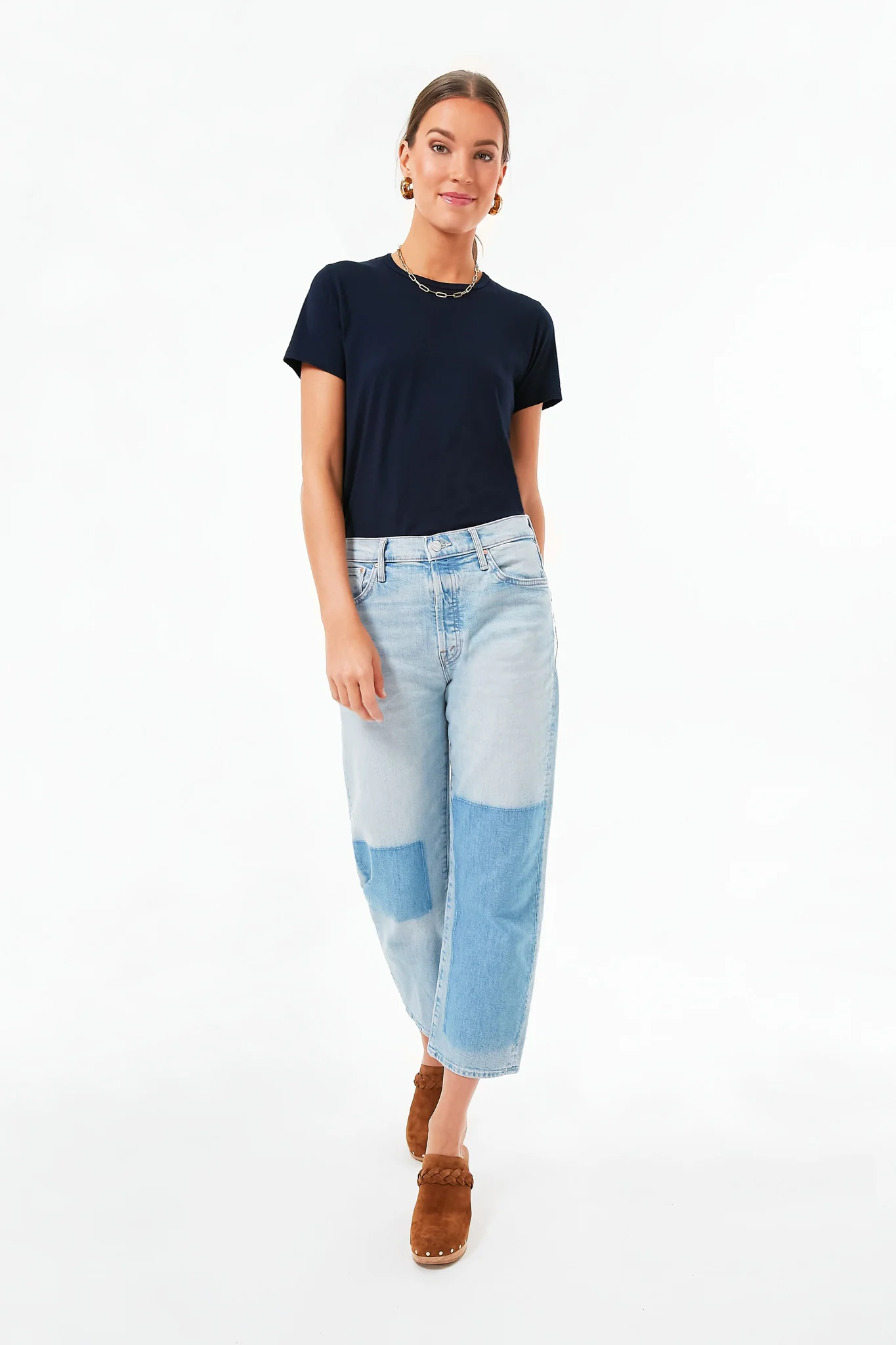 Dark Navy Frank Slim Tee - Image 2