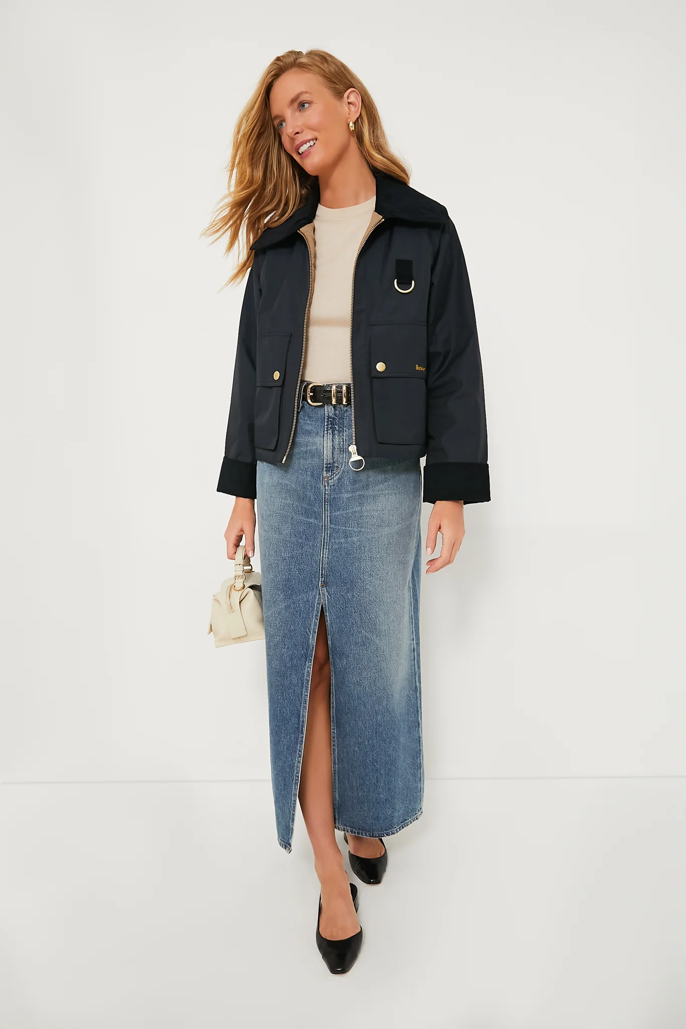 Dark Navy Nora Casual Jacket - Image 3