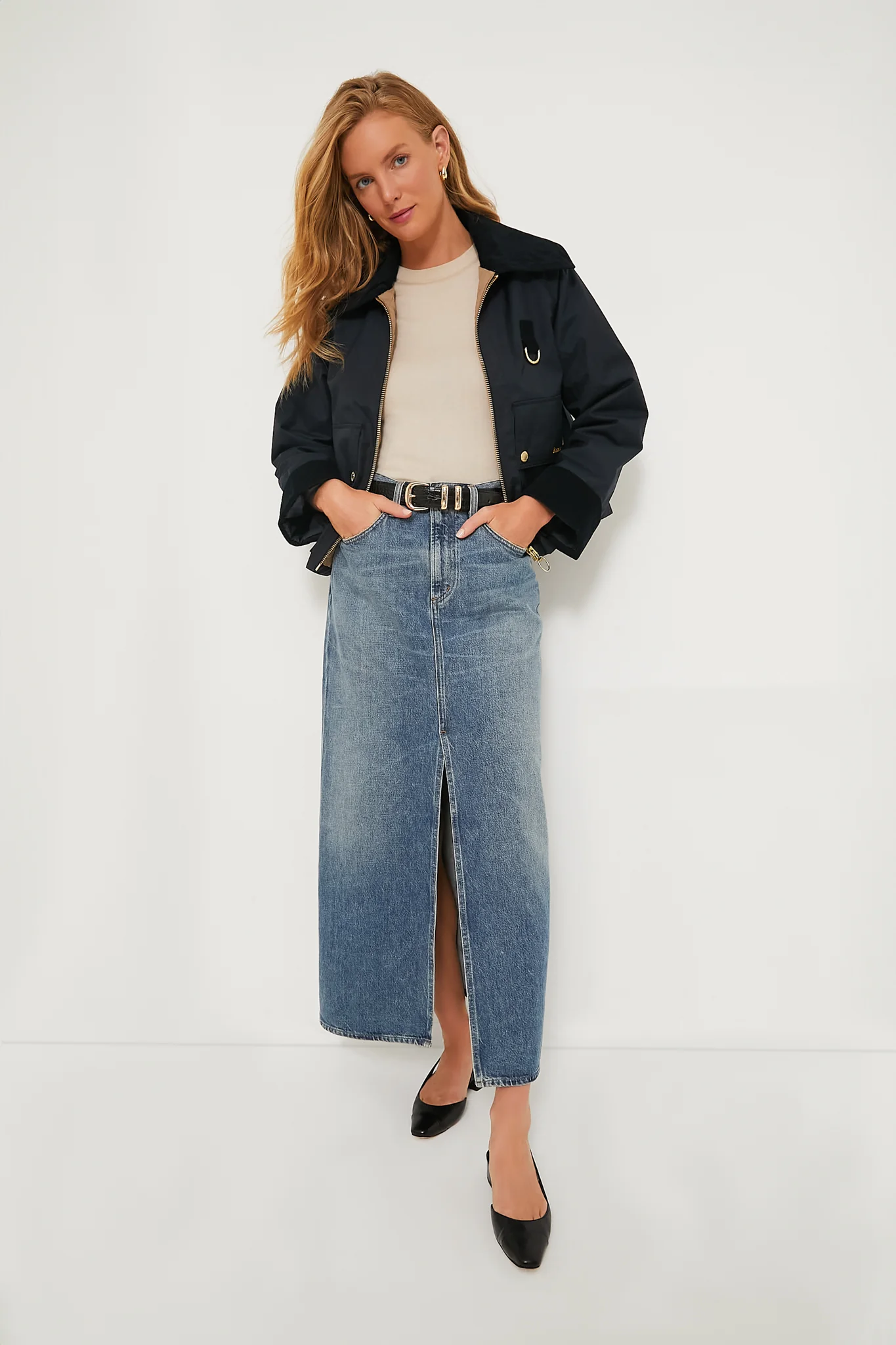 Dark Navy Nora Casual Jacket - Image 8