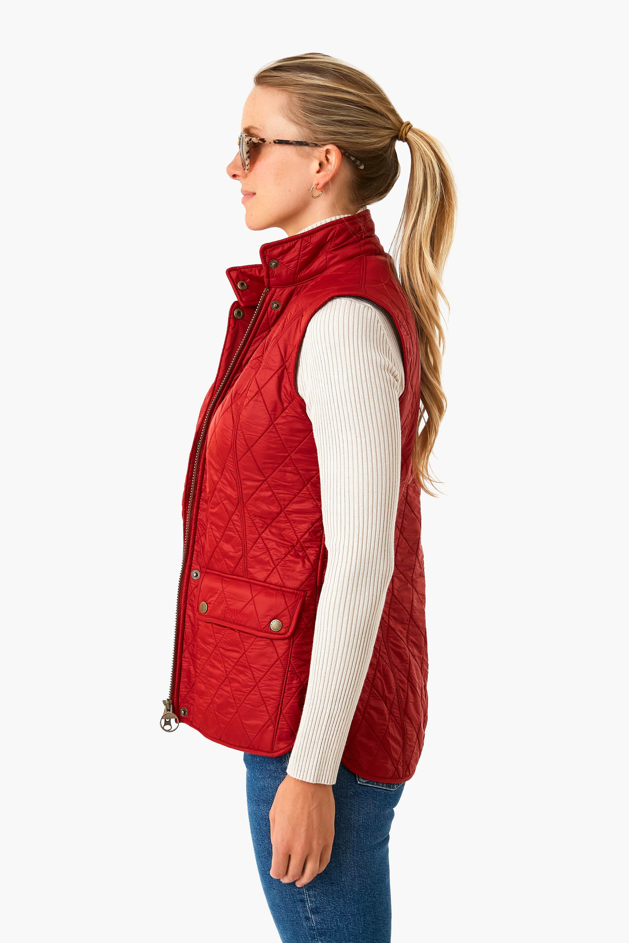 Dark Red Wray Gilet - Image 4
