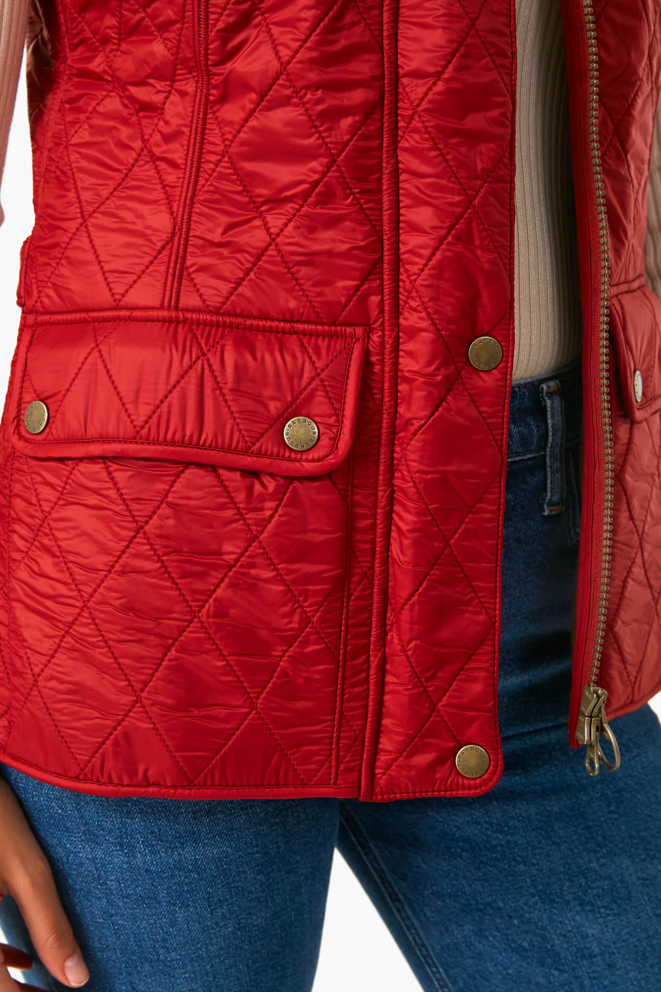 Dark Red Wray Gilet - Image 6