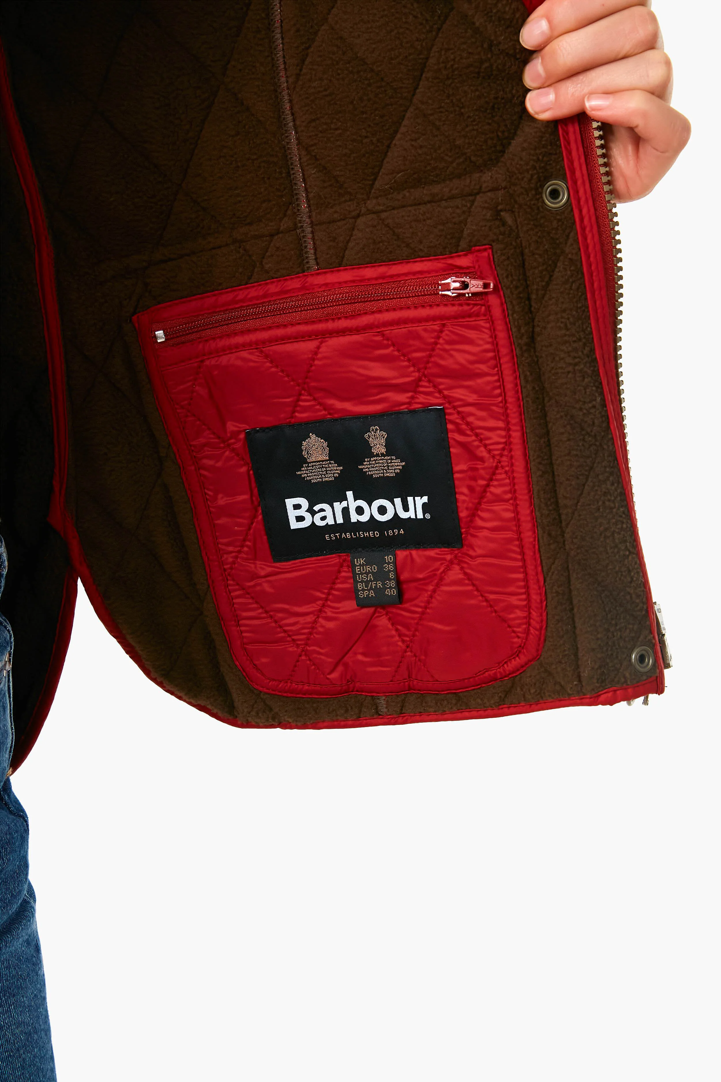 Dark Red Wray Gilet - Image 7
