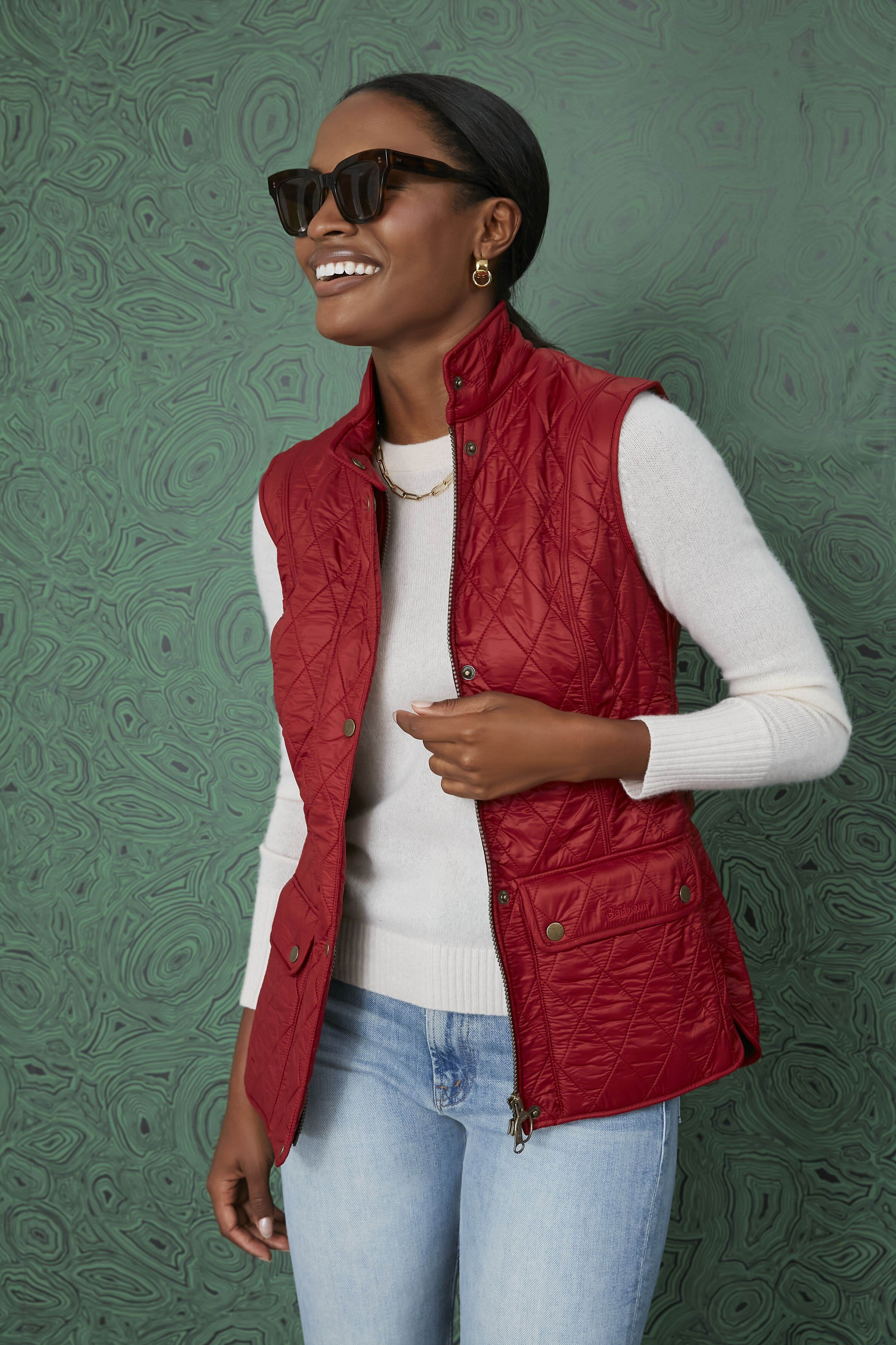 Dark Red Wray Gilet - Image 9