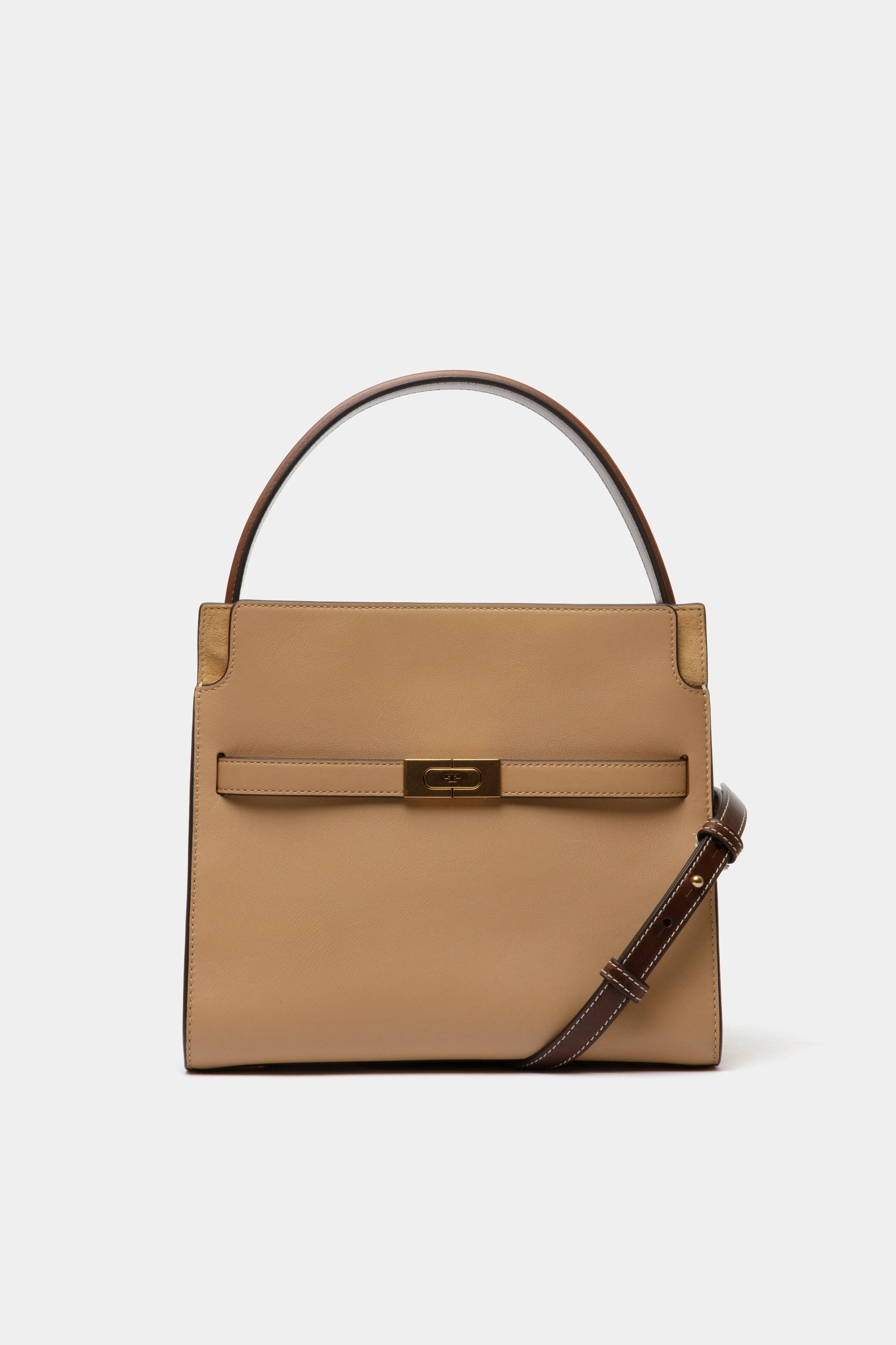 Dark Sand Lee Radziwill Small Double Bag - Image 4