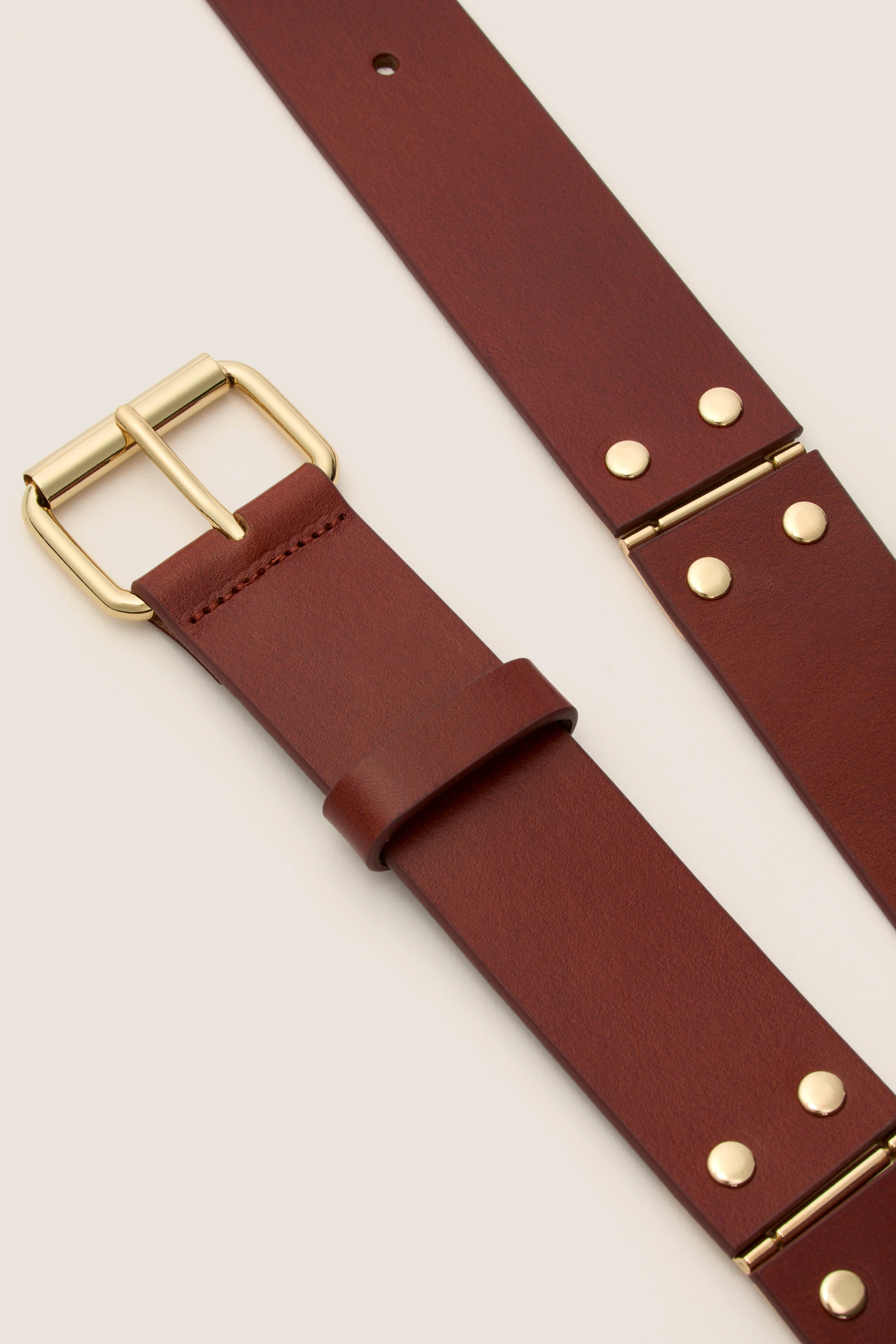 Dark Tan Hinge Belt - Image 3