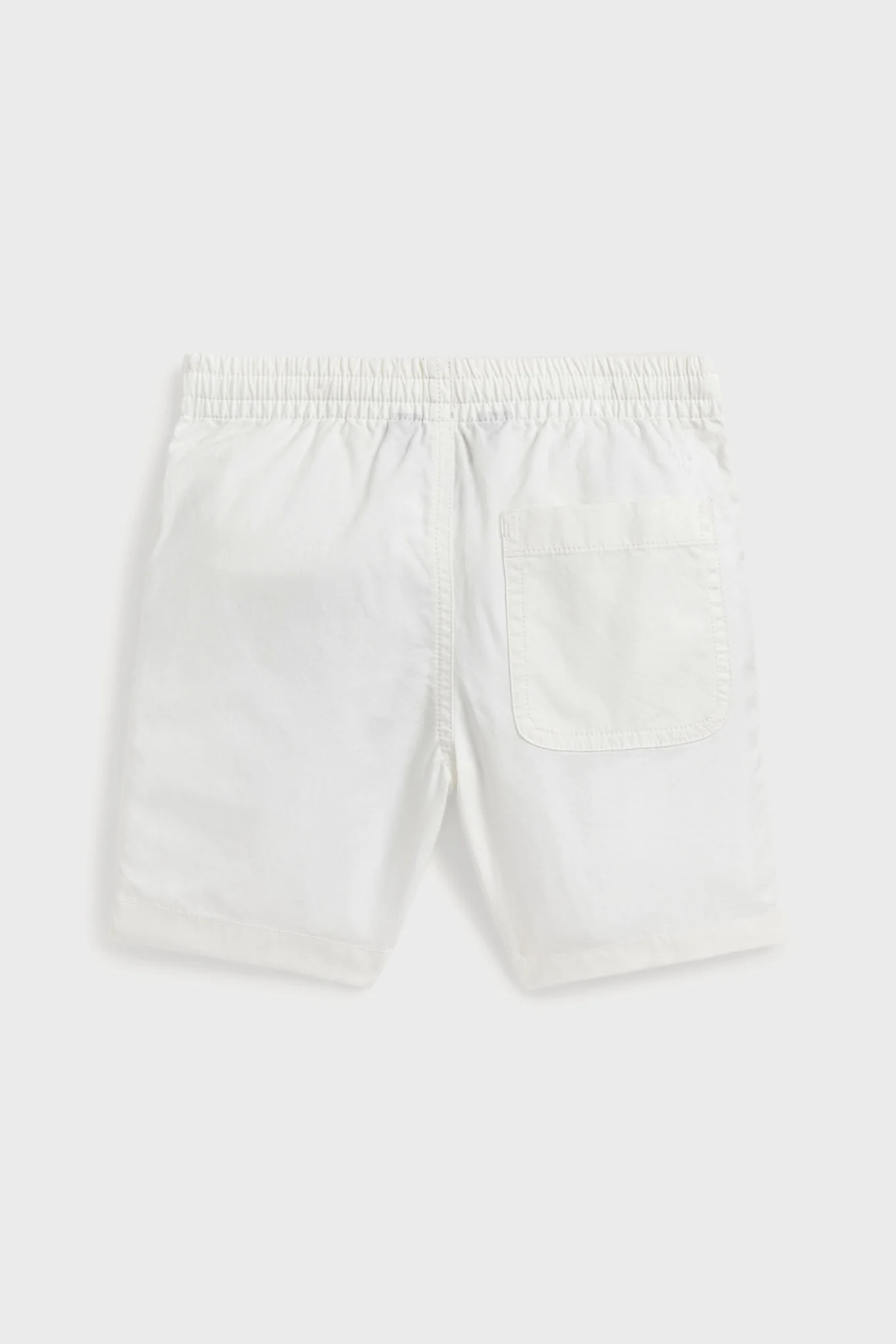 Deckwash White Parachute Twill Relaxed Fit Easy Short - Image 6