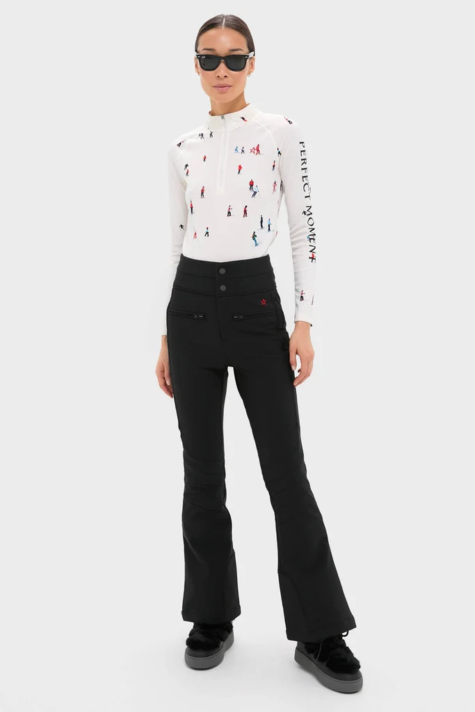 Dede Ski Print 1/4 Zip Base Layer Top - Image 2