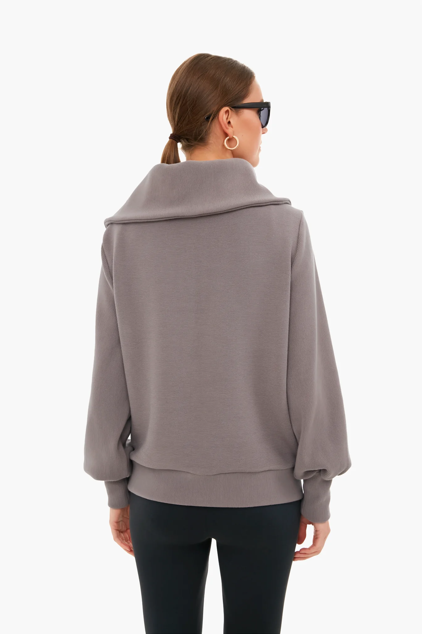 Deep Charcoal Vine Half Zip - Image 4