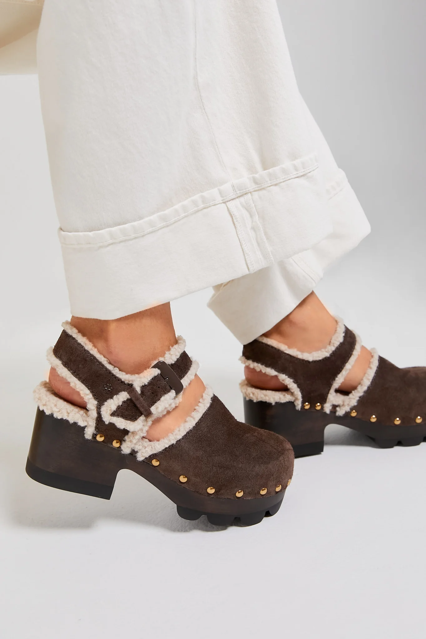 Deep Espresso Shearling Clog - Image 2