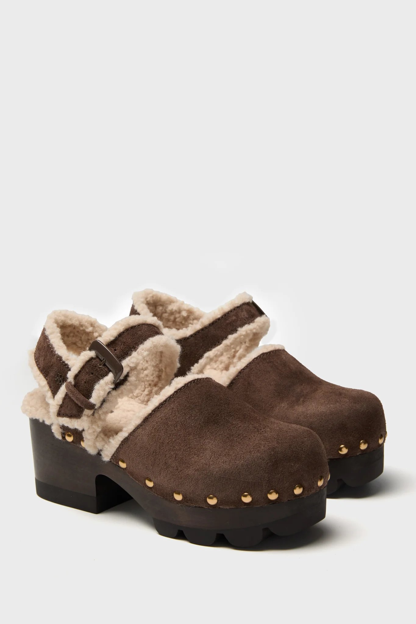 Deep Espresso Shearling Clog - Image 4