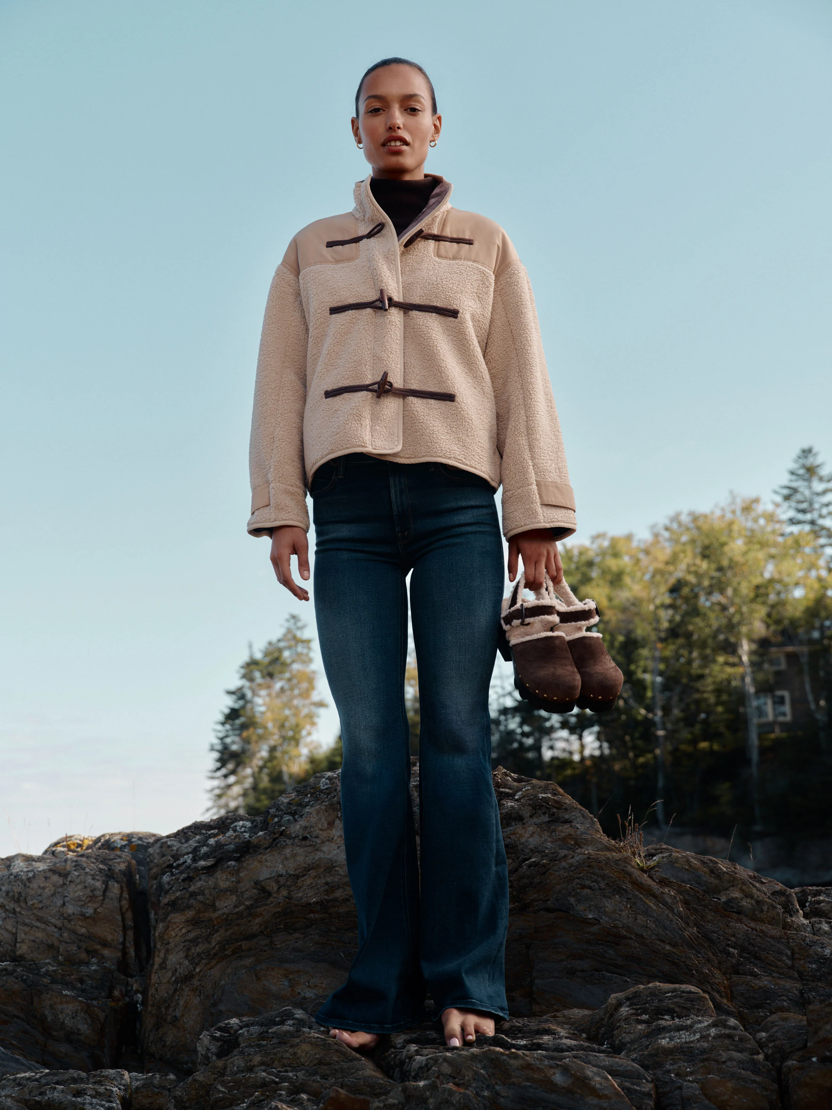 Deep Espresso Shearling Clog - Image 6