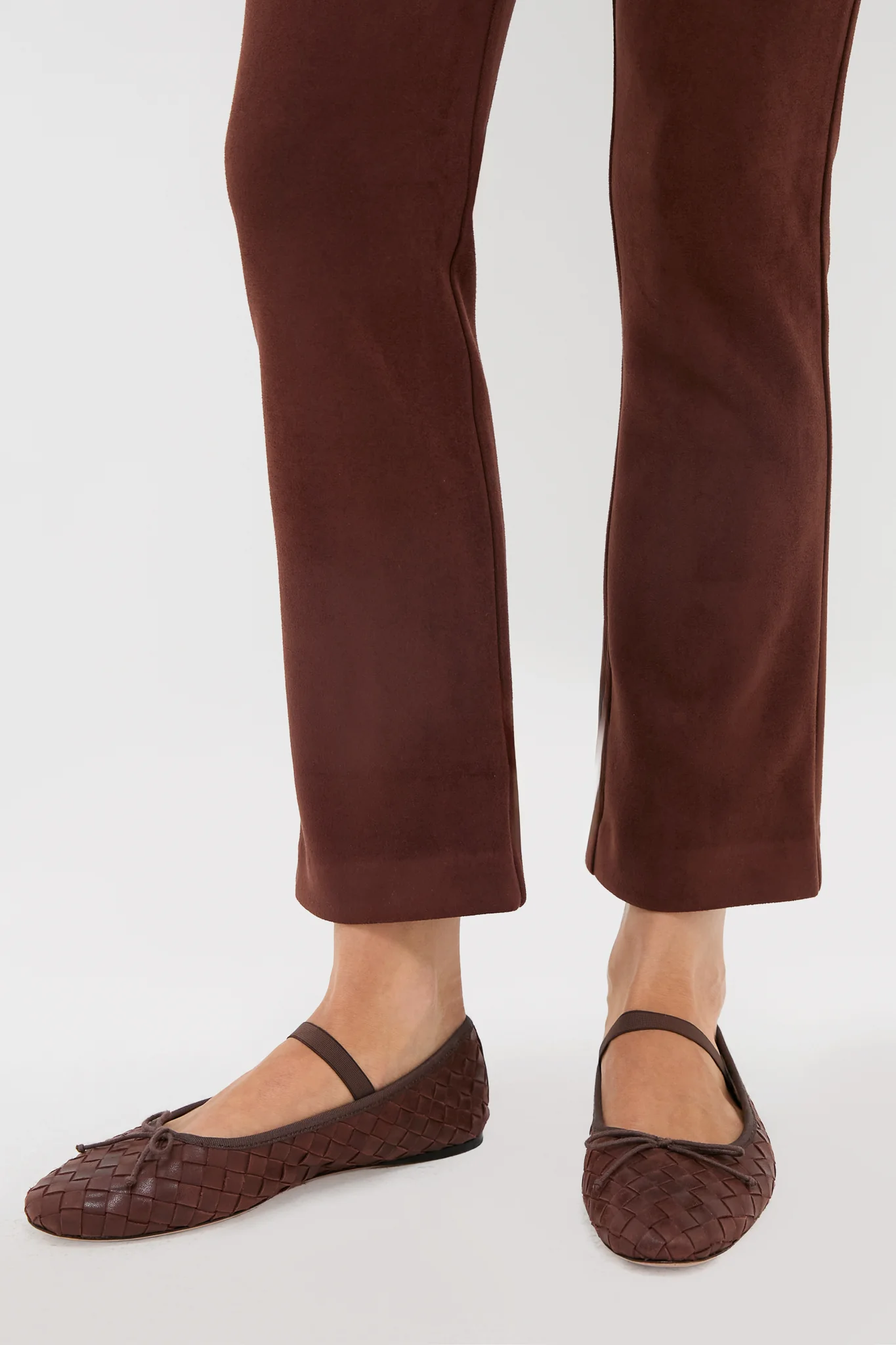 Deep Mocha Vegan Suede Ashford Pants - Image 5