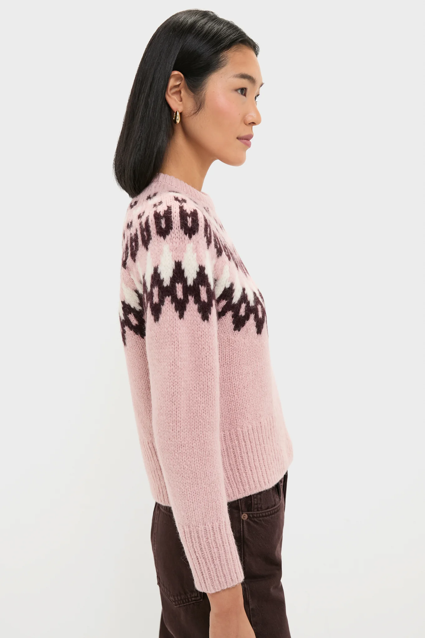 Deep Petal Multi Anne Fairisle Pullover - Image 3