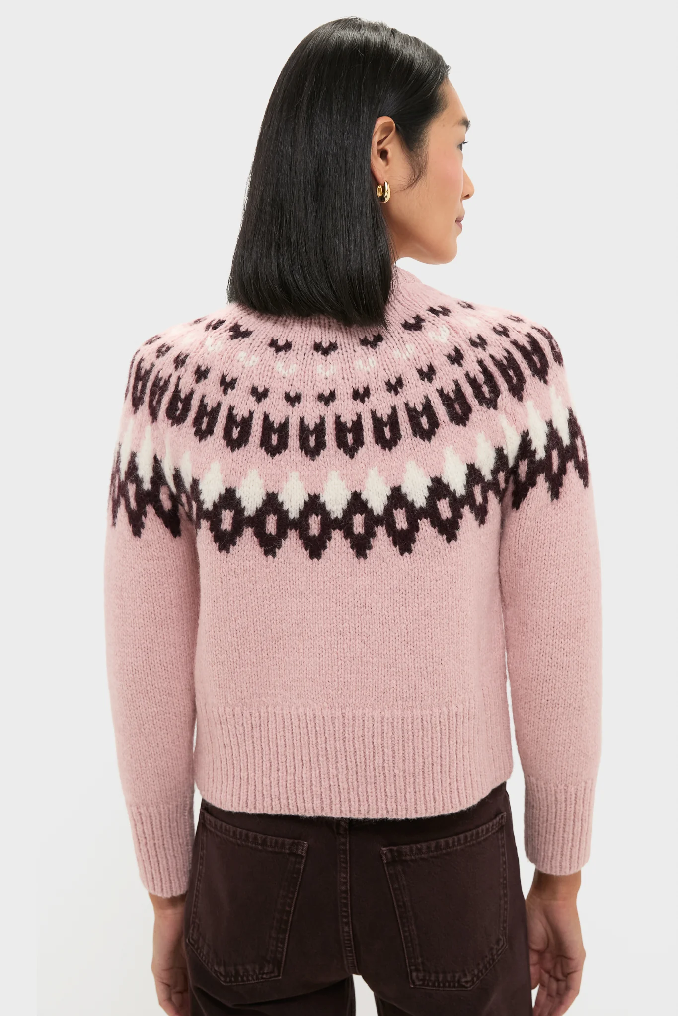 Deep Petal Multi Anne Fairisle Pullover - Image 4