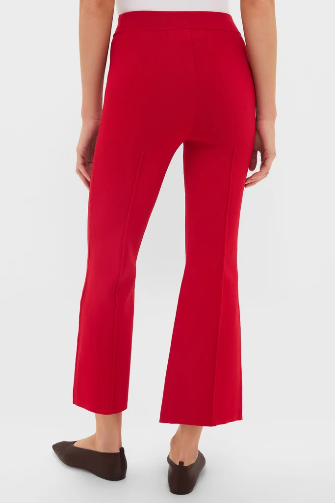 Deep Red Rene Pull On Pant - Image 4