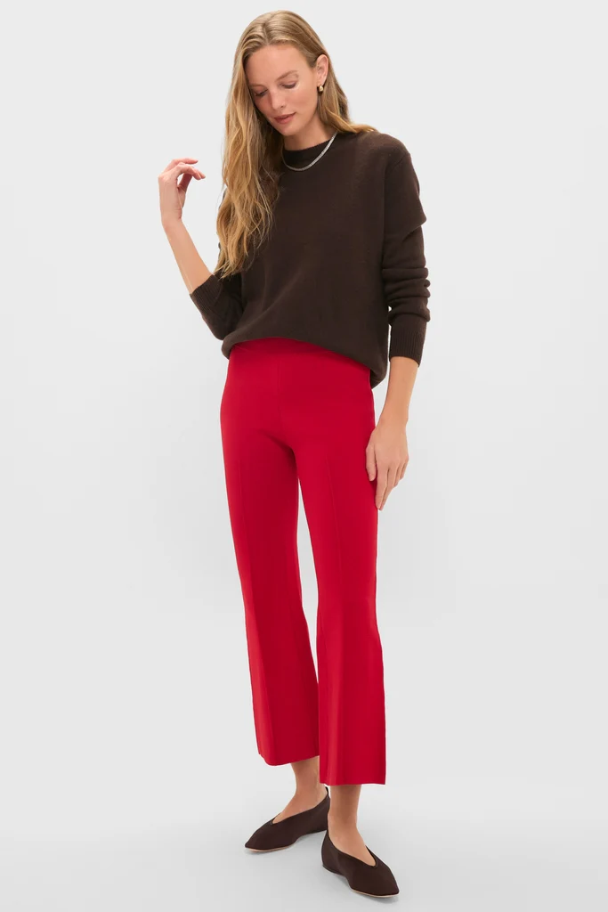 Deep Red Rene Pull On Pant - Image 6