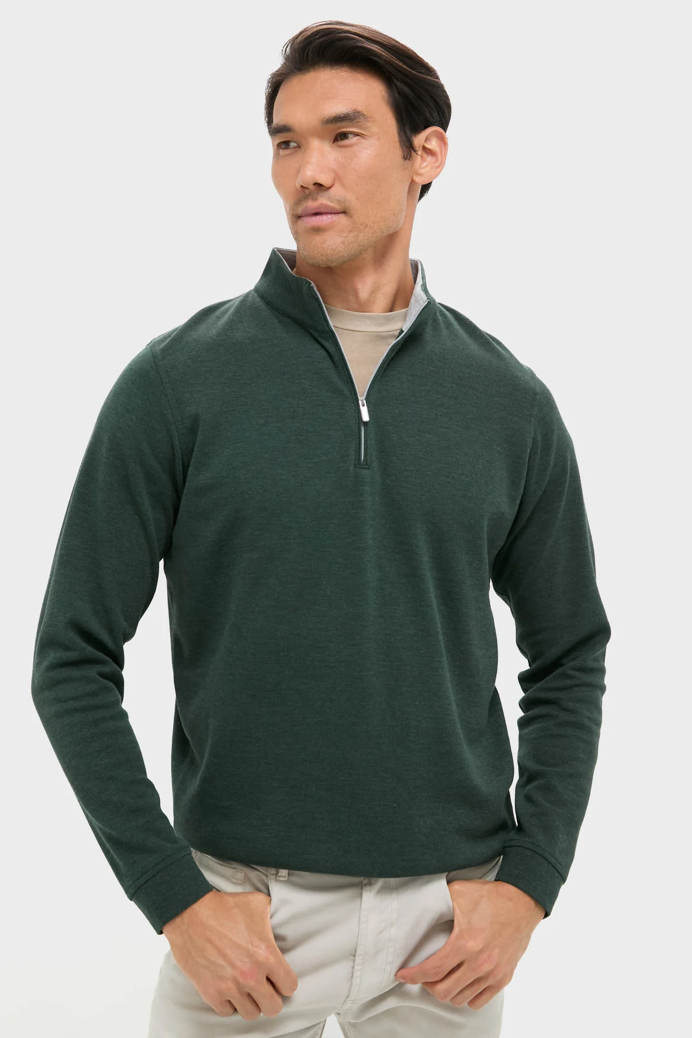 Deep Verdant Crown Comfort Pullover