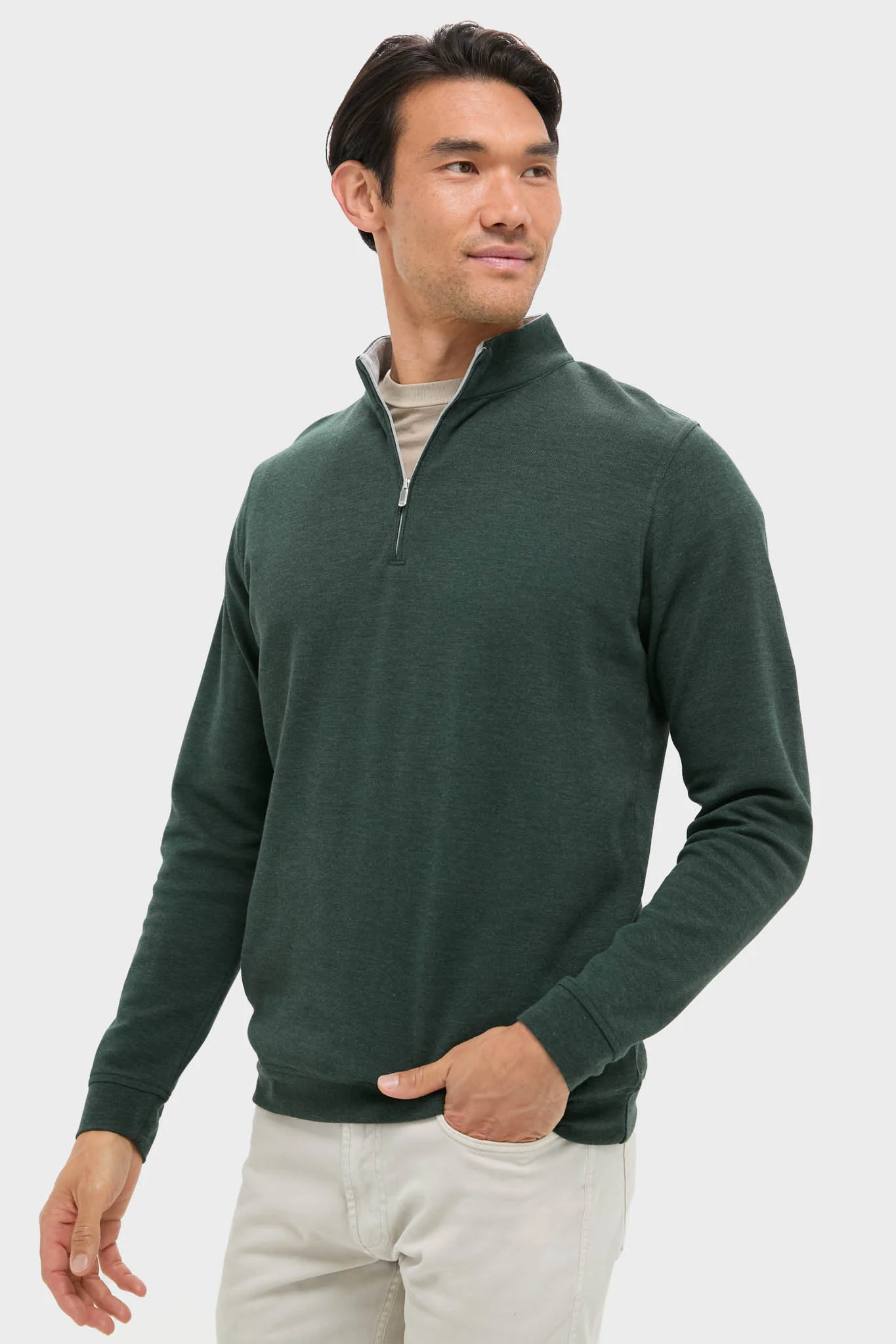 Deep Verdant Crown Comfort Pullover - Image 3