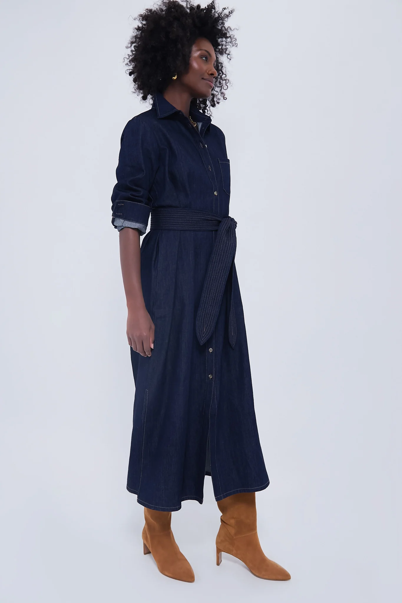 Denim Chessie Dress - Image 3