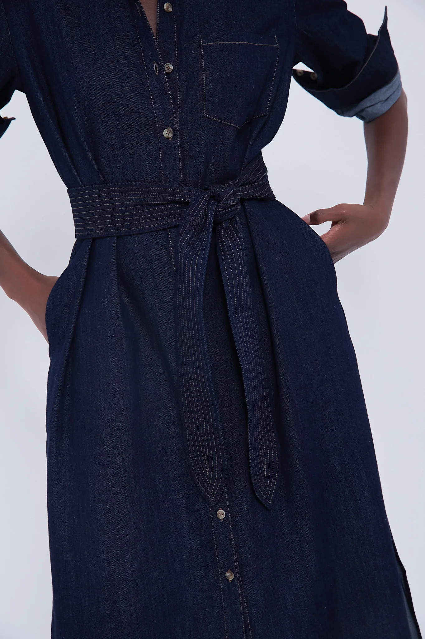 Denim Chessie Dress - Image 5
