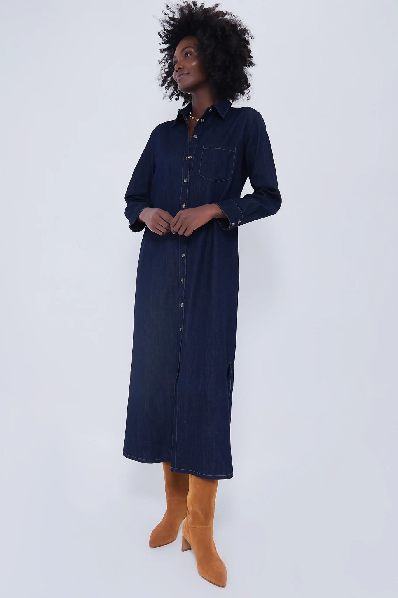 Denim Chessie Dress - Image 6