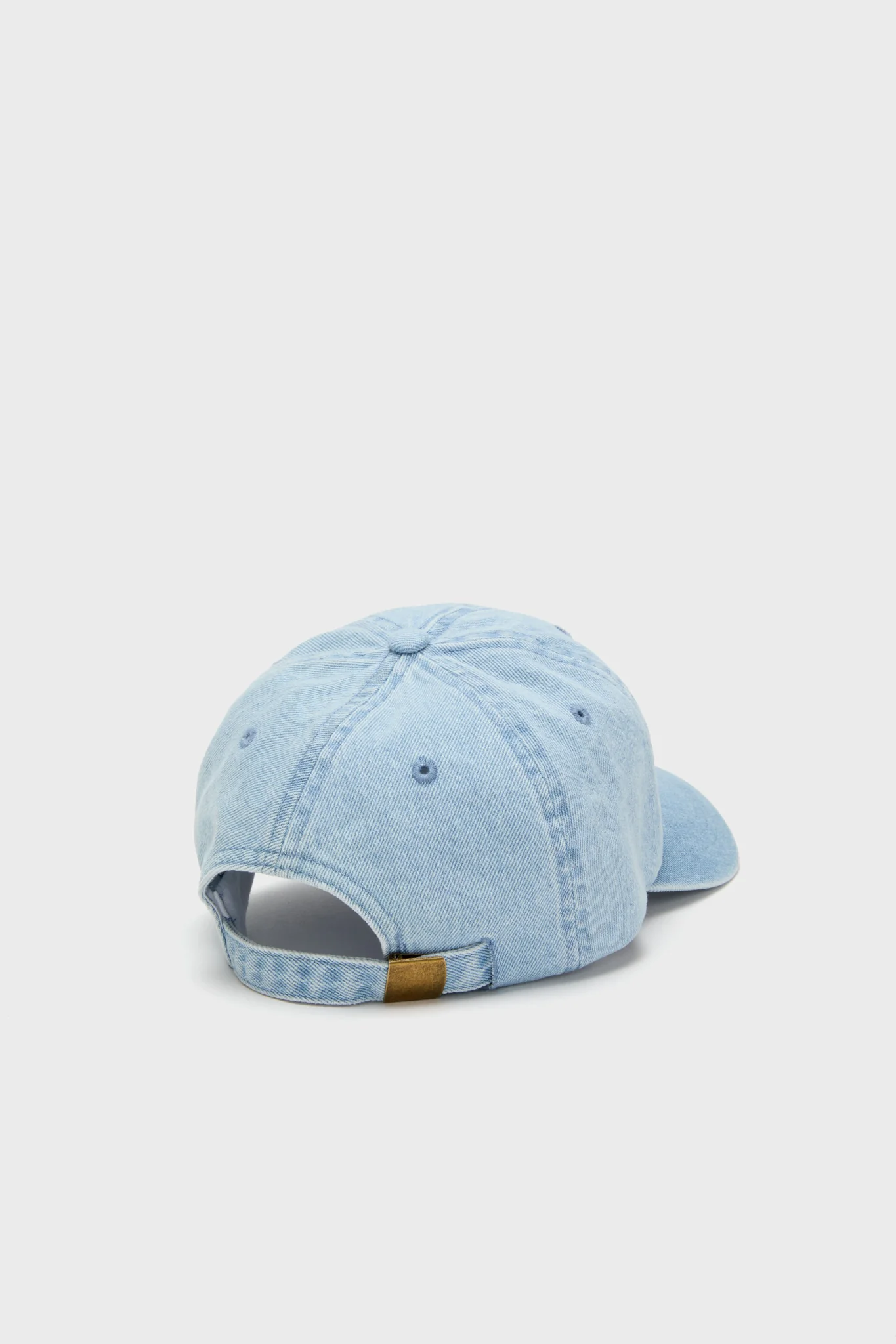 Denim Embroidered Deja Vu Denim Baseball Hat - Image 4