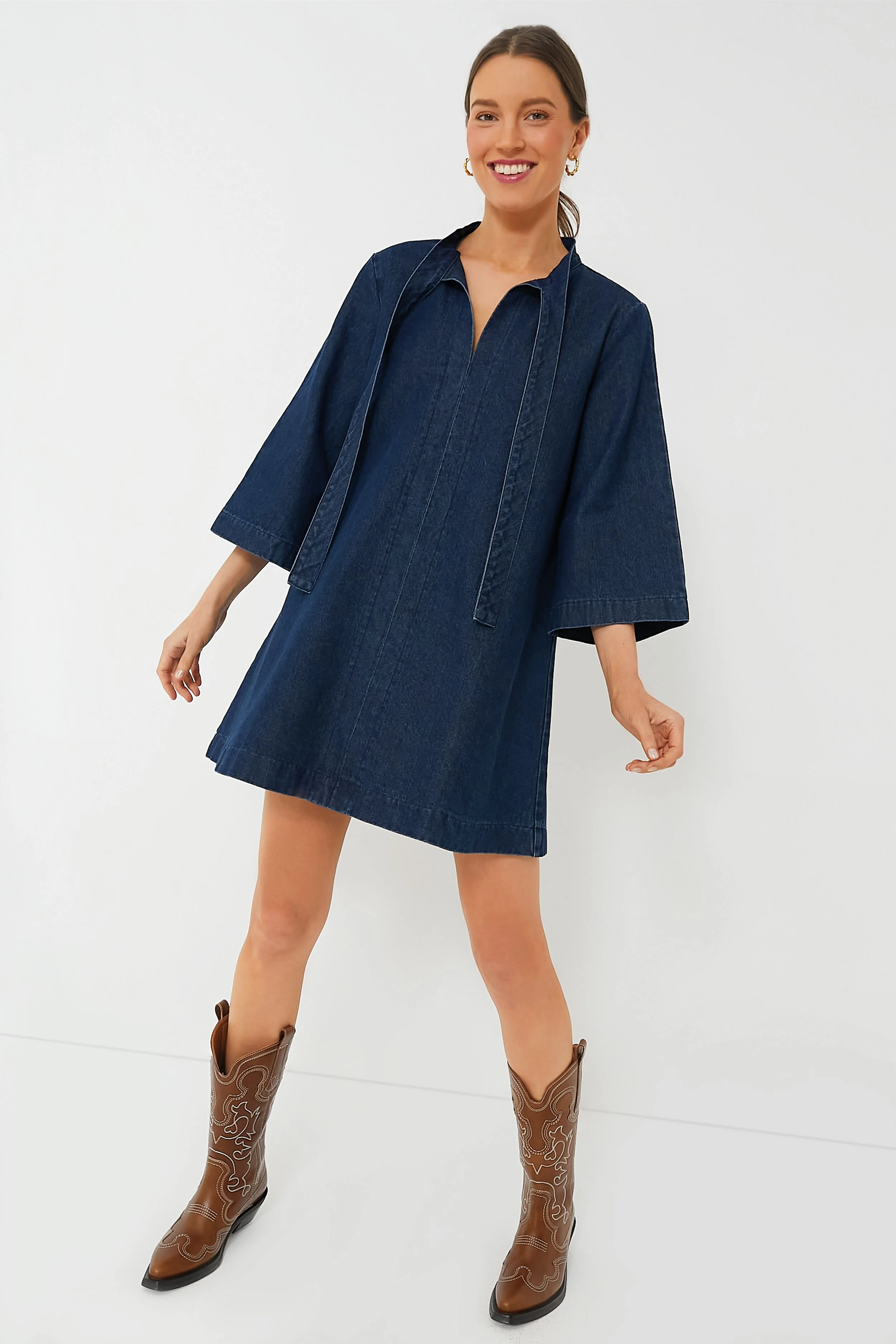 Denim Marsella Dress - Image 2