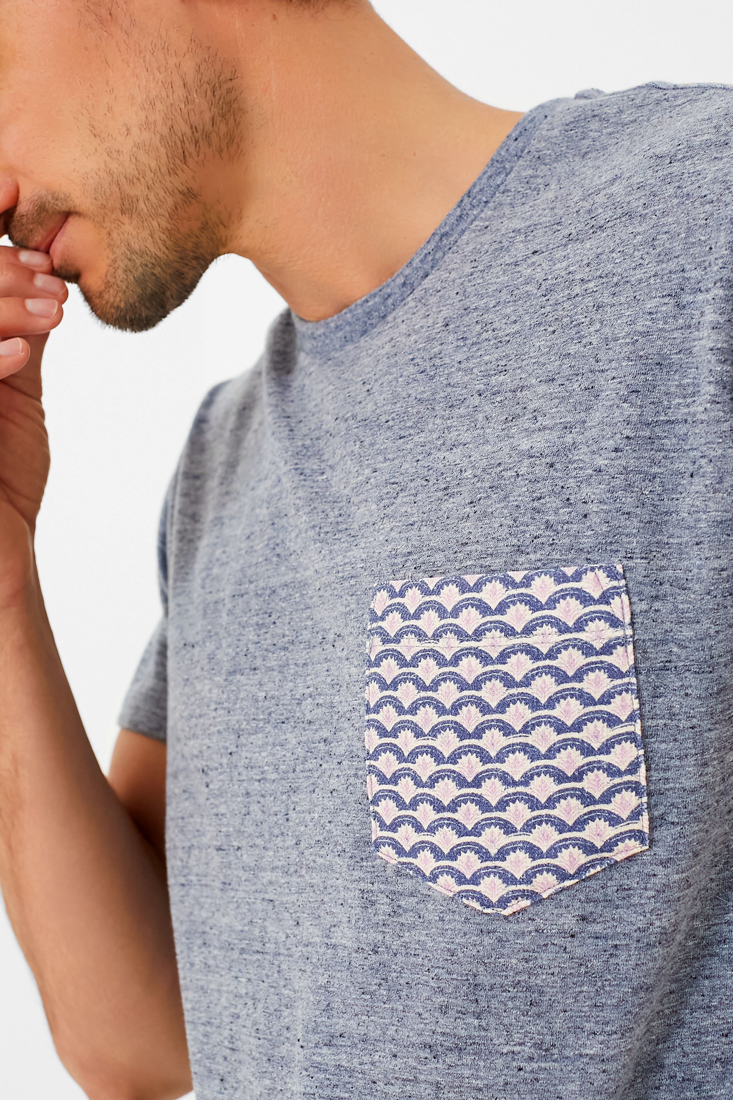 Denim Neps Signature Pocket Tee - Image 5