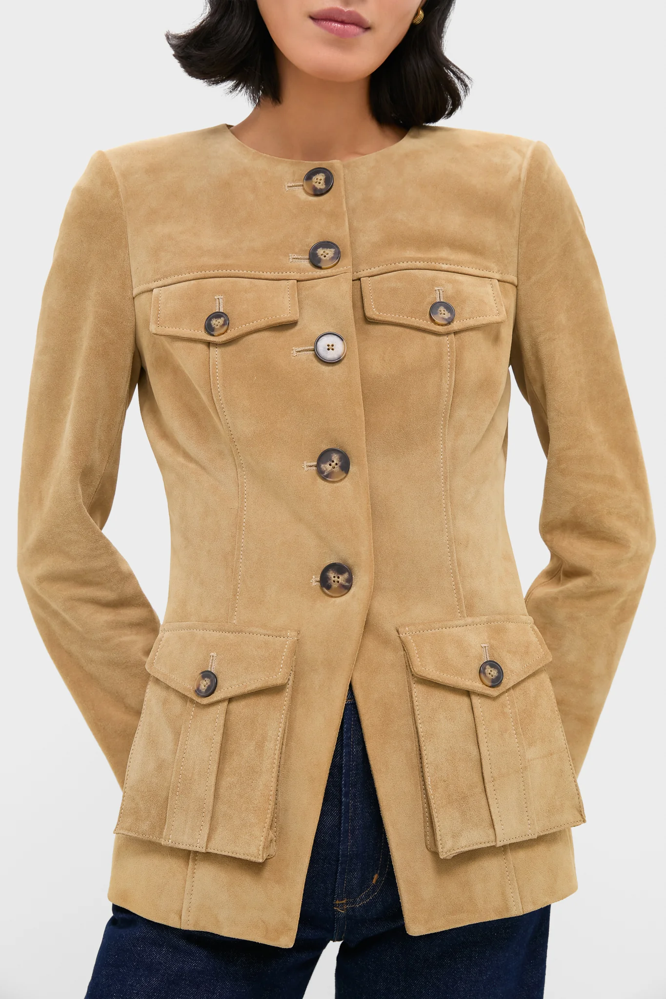 Desert Khaki Cargo Orrin Jacket - Image 5