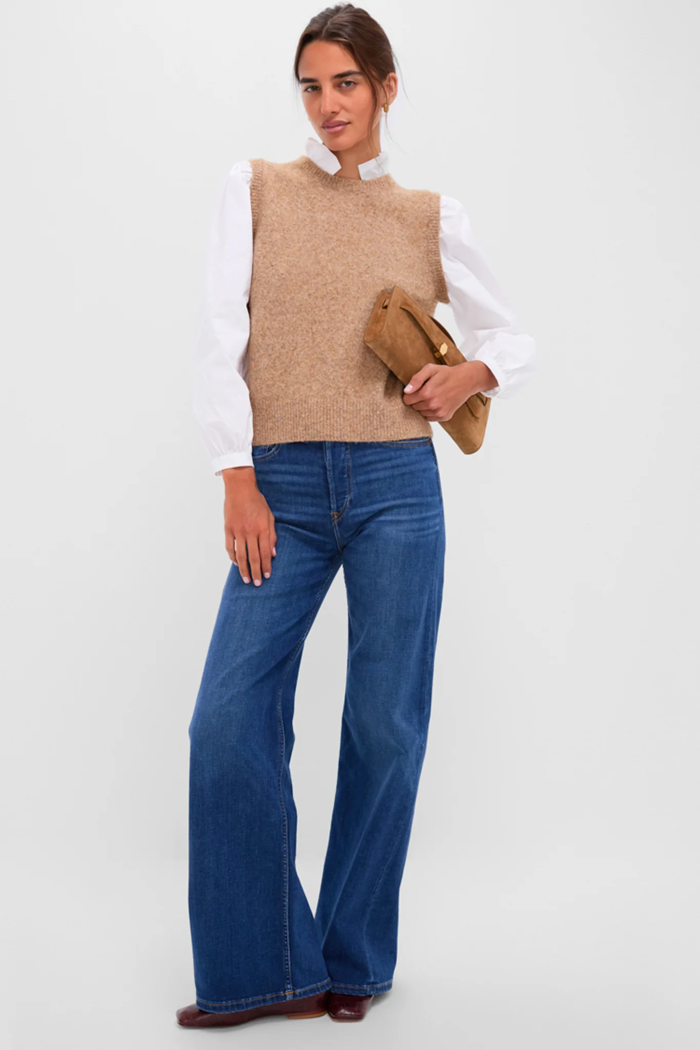 Desert Melange Ella Sweater Blouse - Image 2